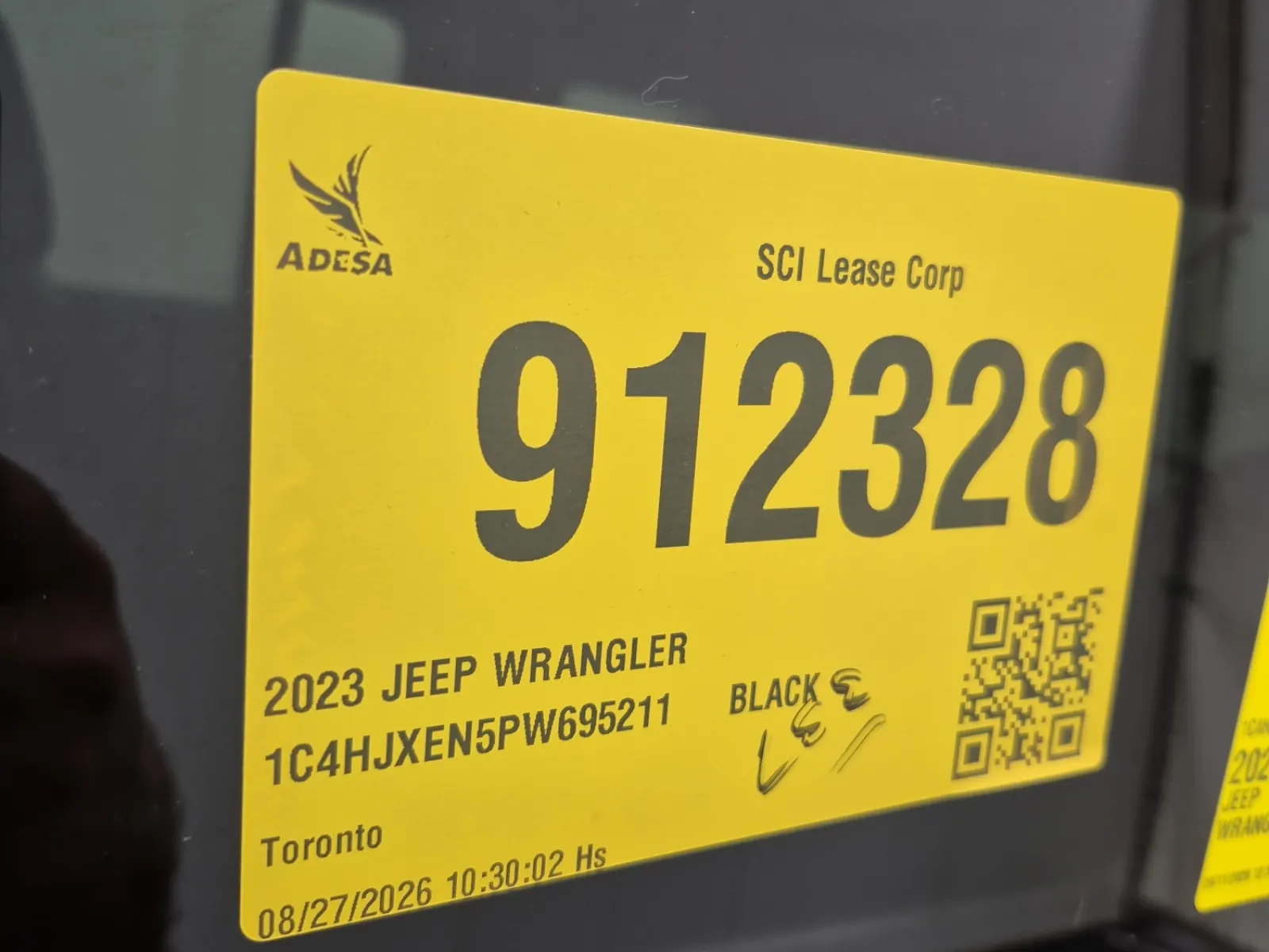 Inventory Label Photo