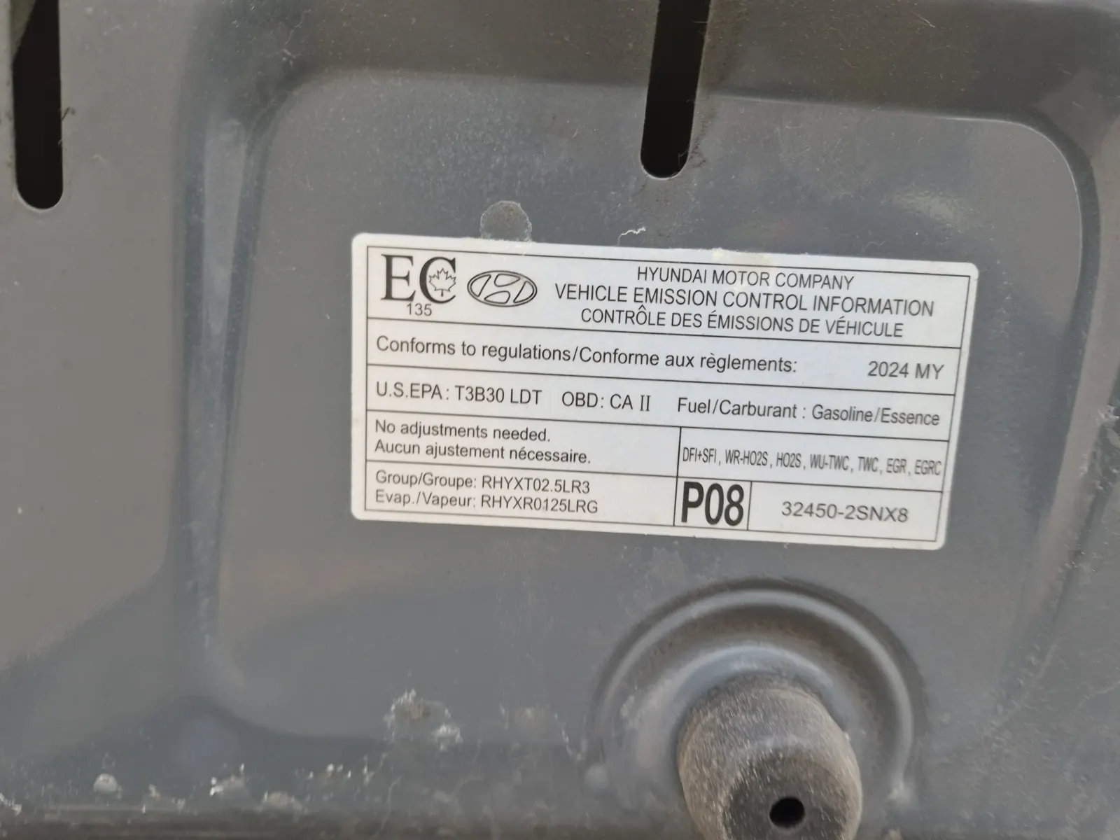 Emission Sticker Photo
