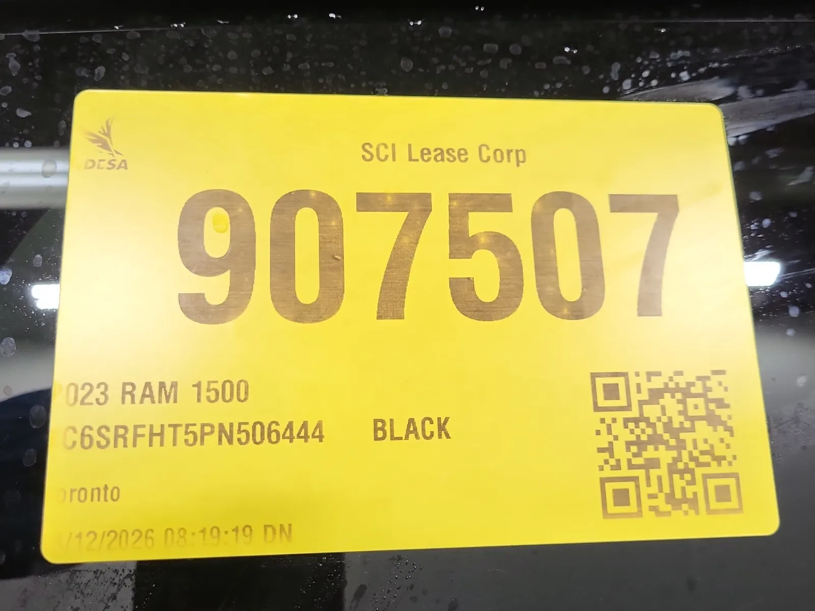 Inventory Label Photo