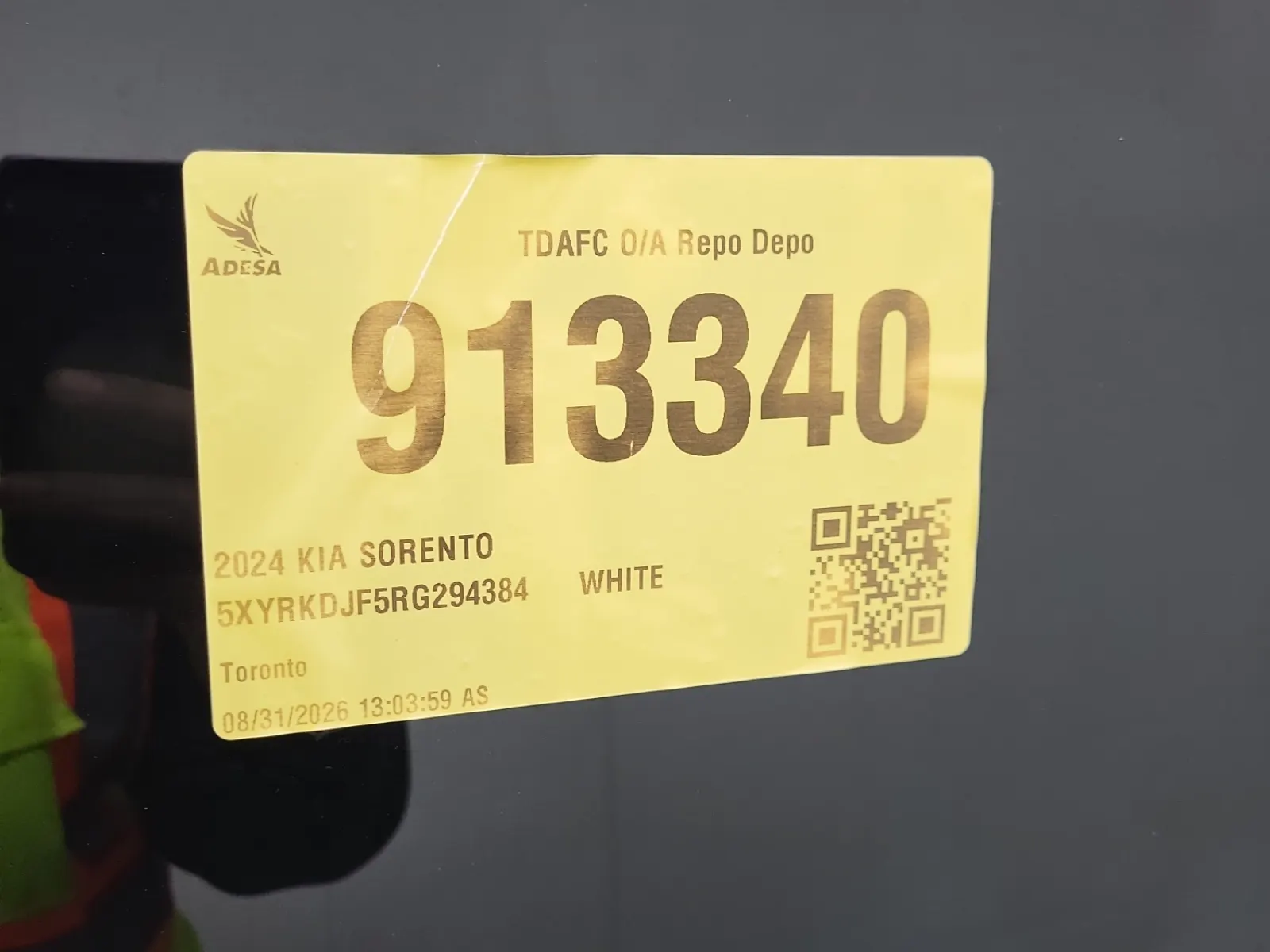 Inventory Label Photo