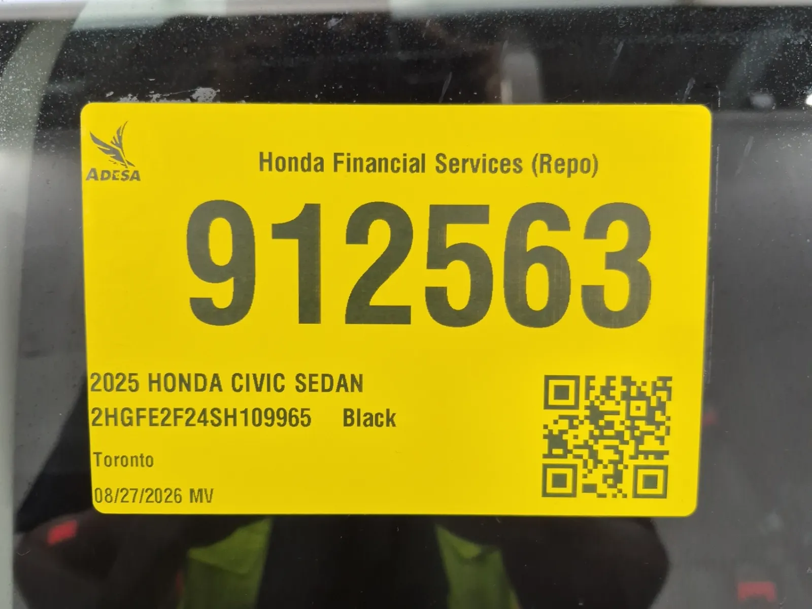 Inventory Label Photo