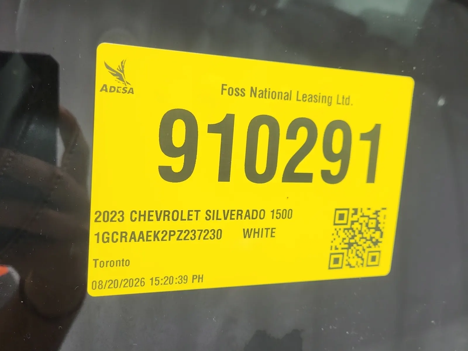 Inventory Label Photo