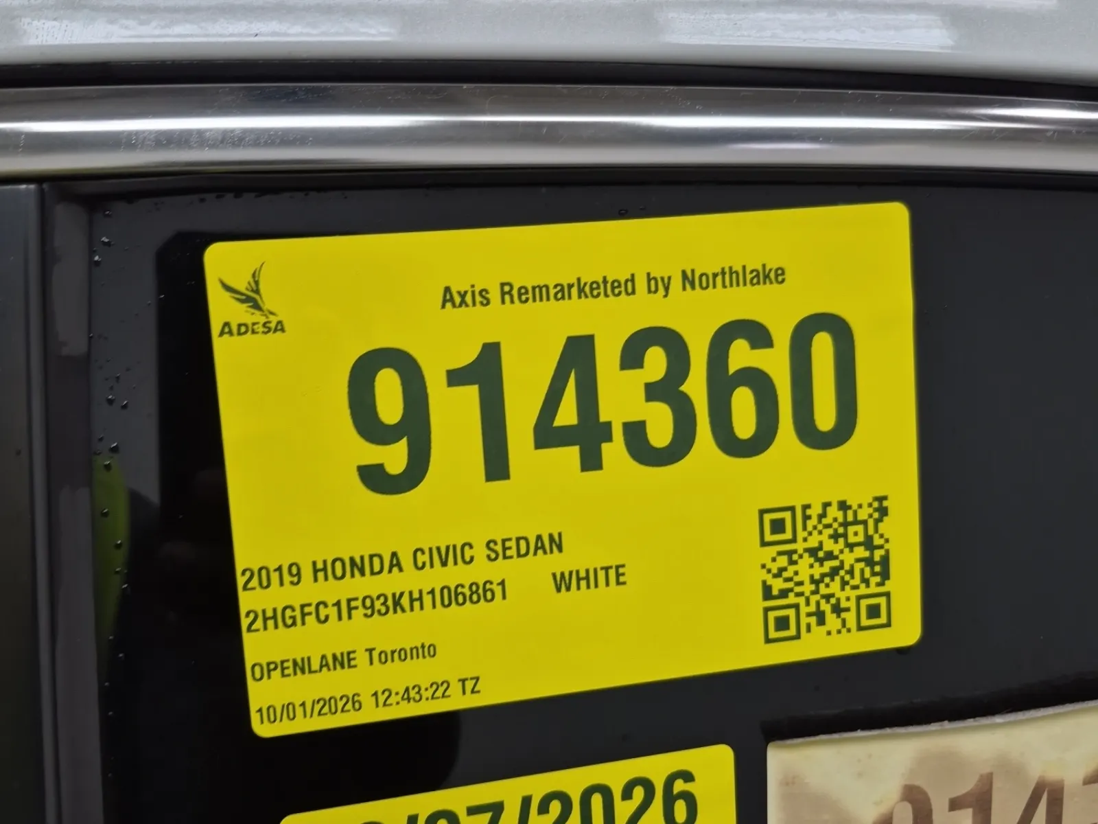 Inventory Label Photo