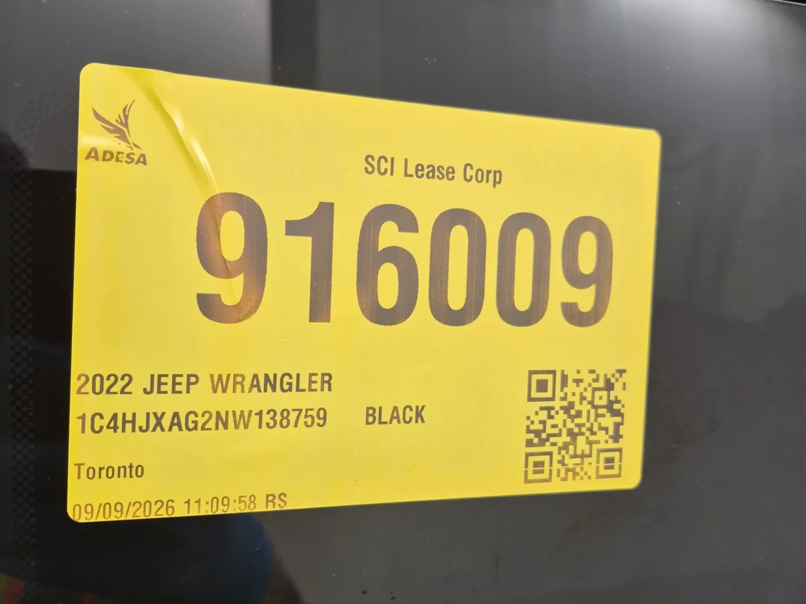Inventory Label Photo