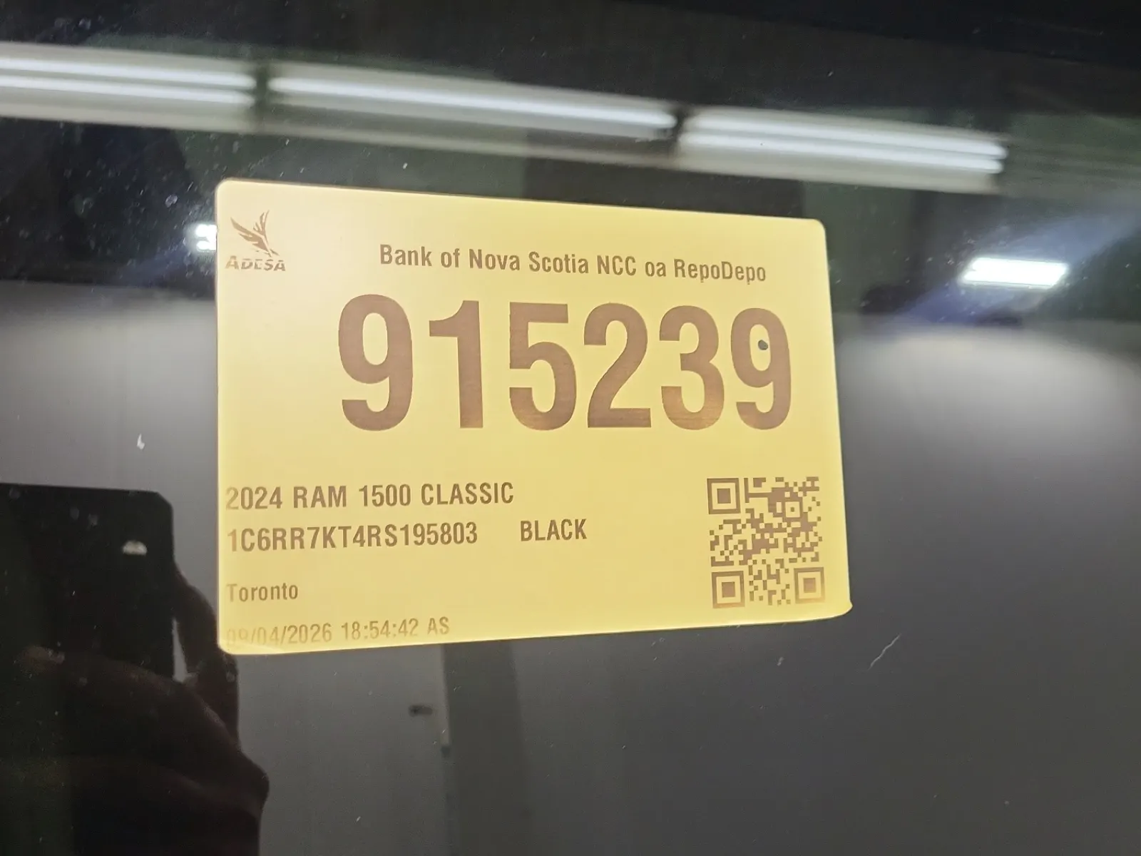 Inventory Label Photo