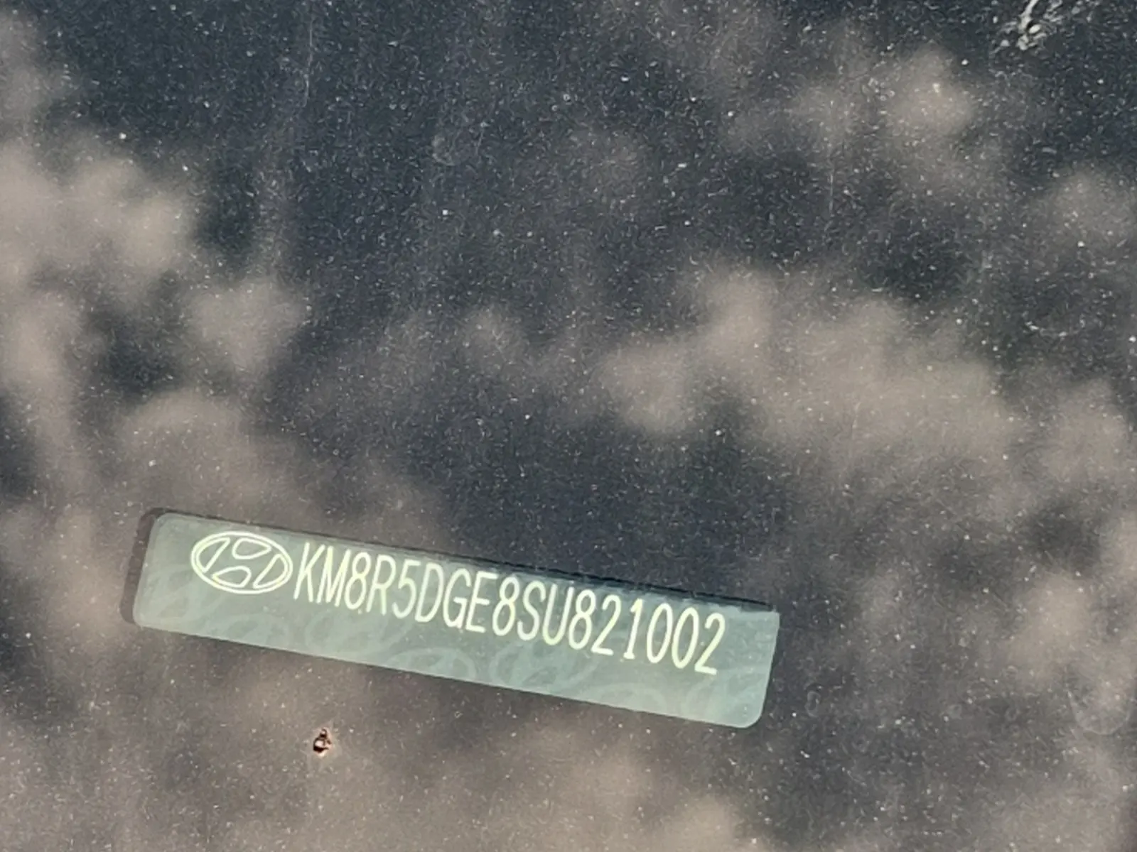 Dash VIN Plate Photo