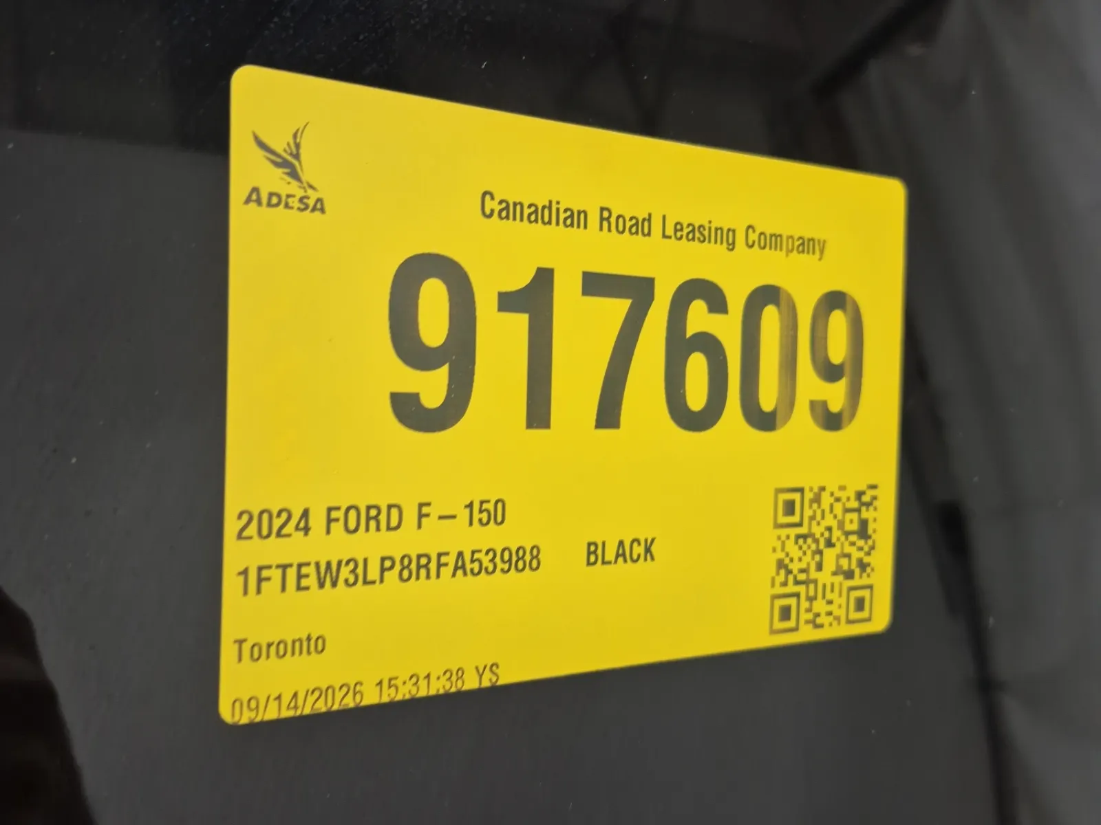 Inventory Label Photo