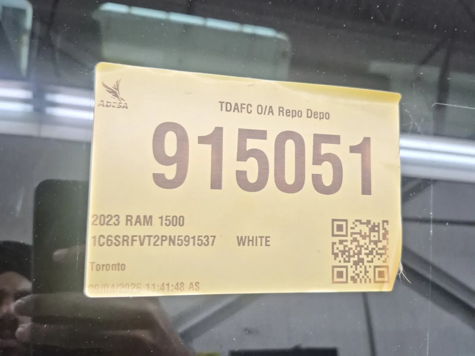 Inventory Label Photo