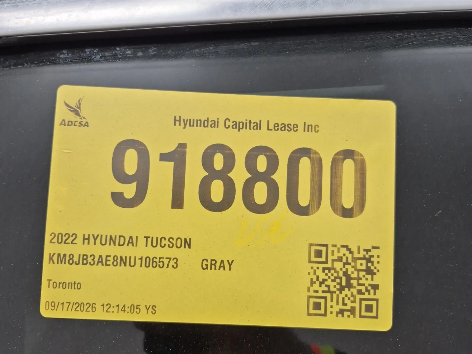 Inventory Label Photo