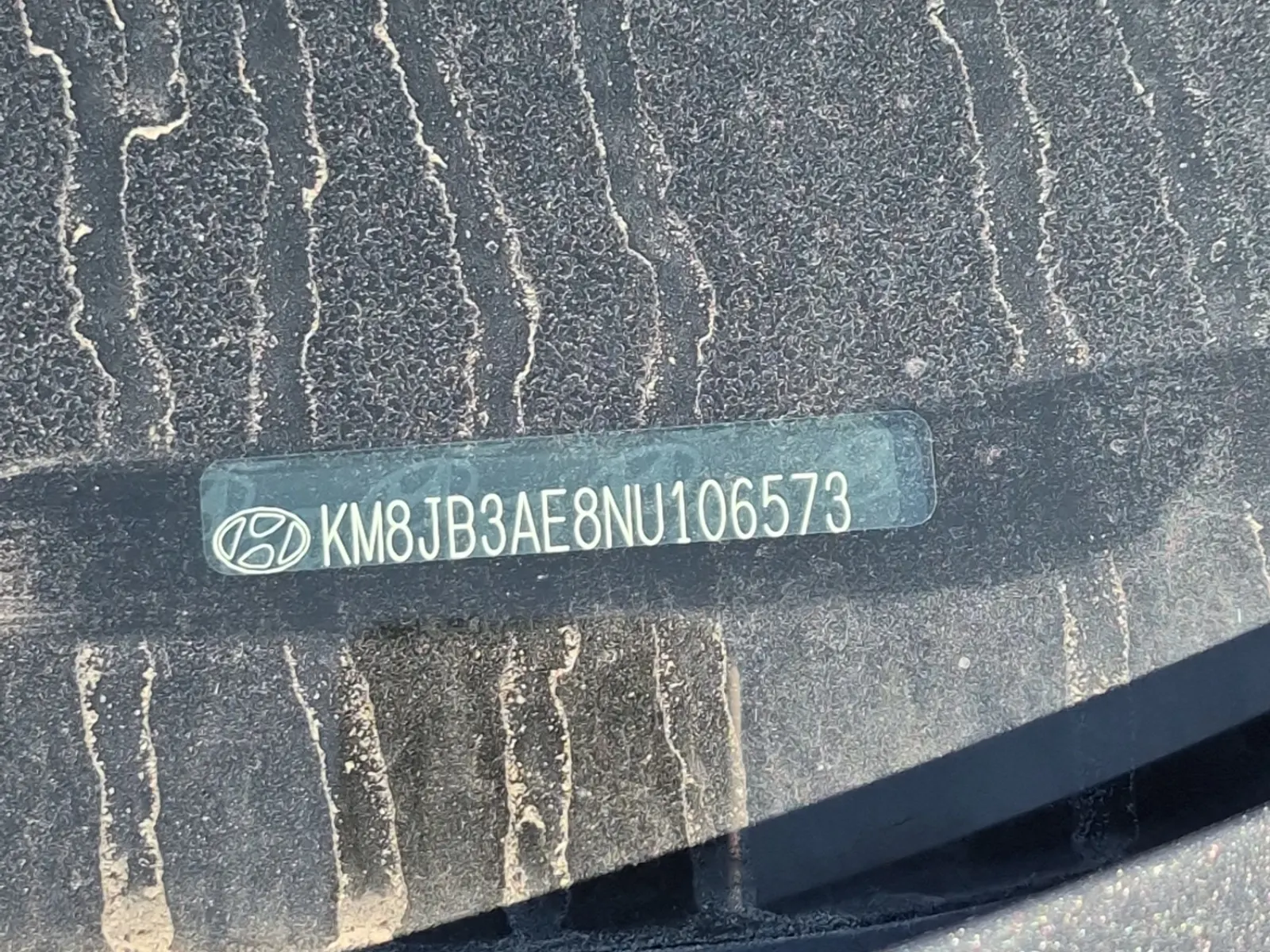 Dash VIN Plate Photo