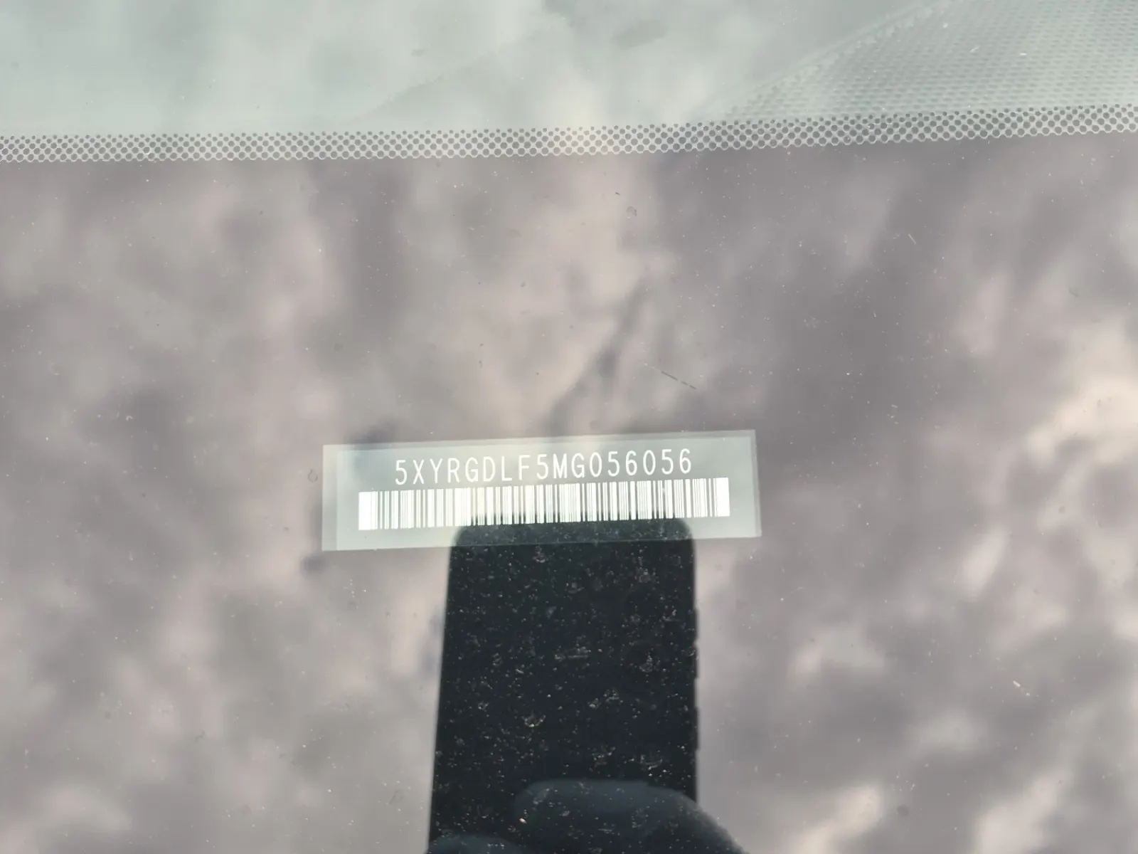 Dash VIN Plate Photo