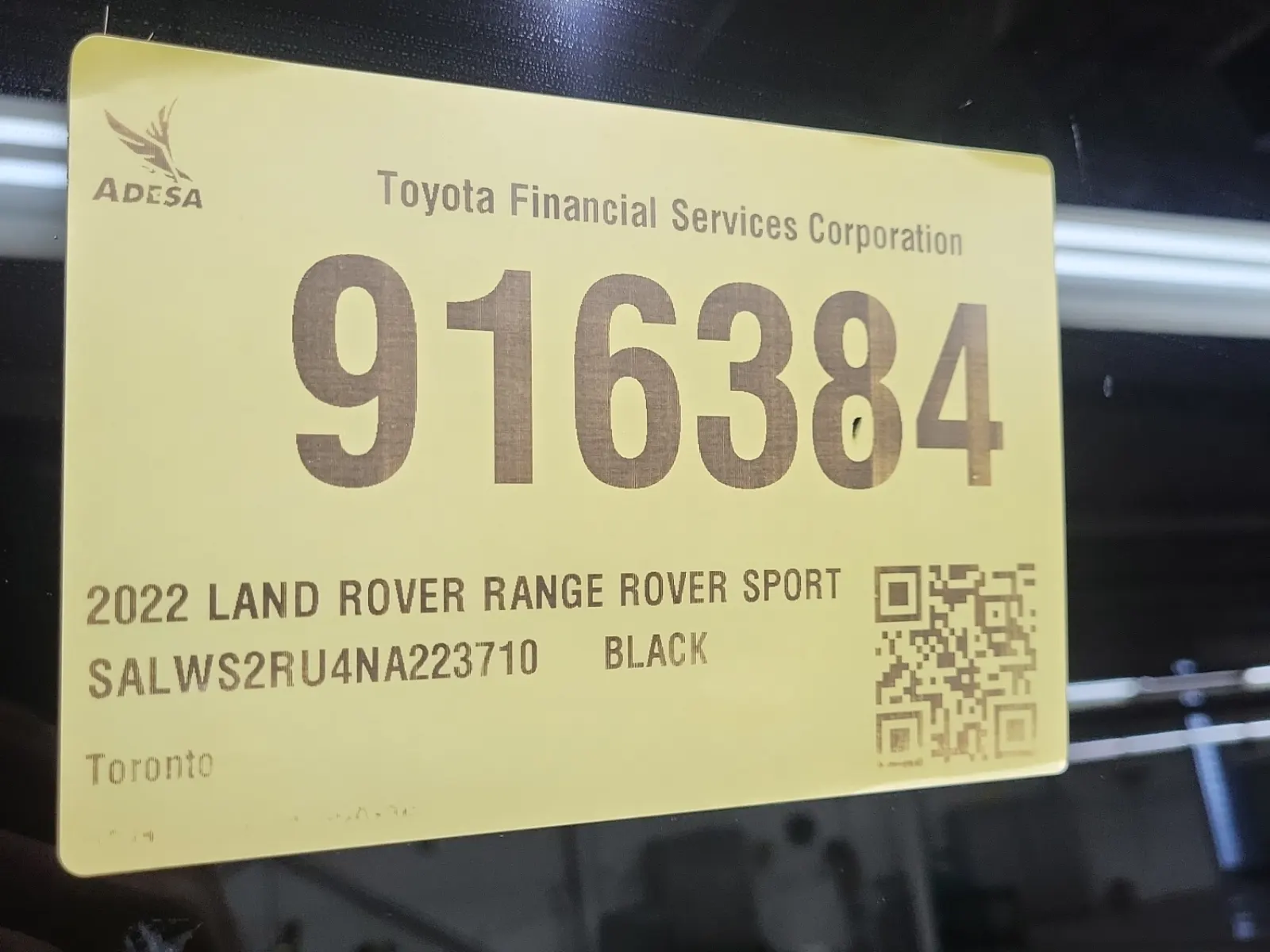 Inventory Label Photo