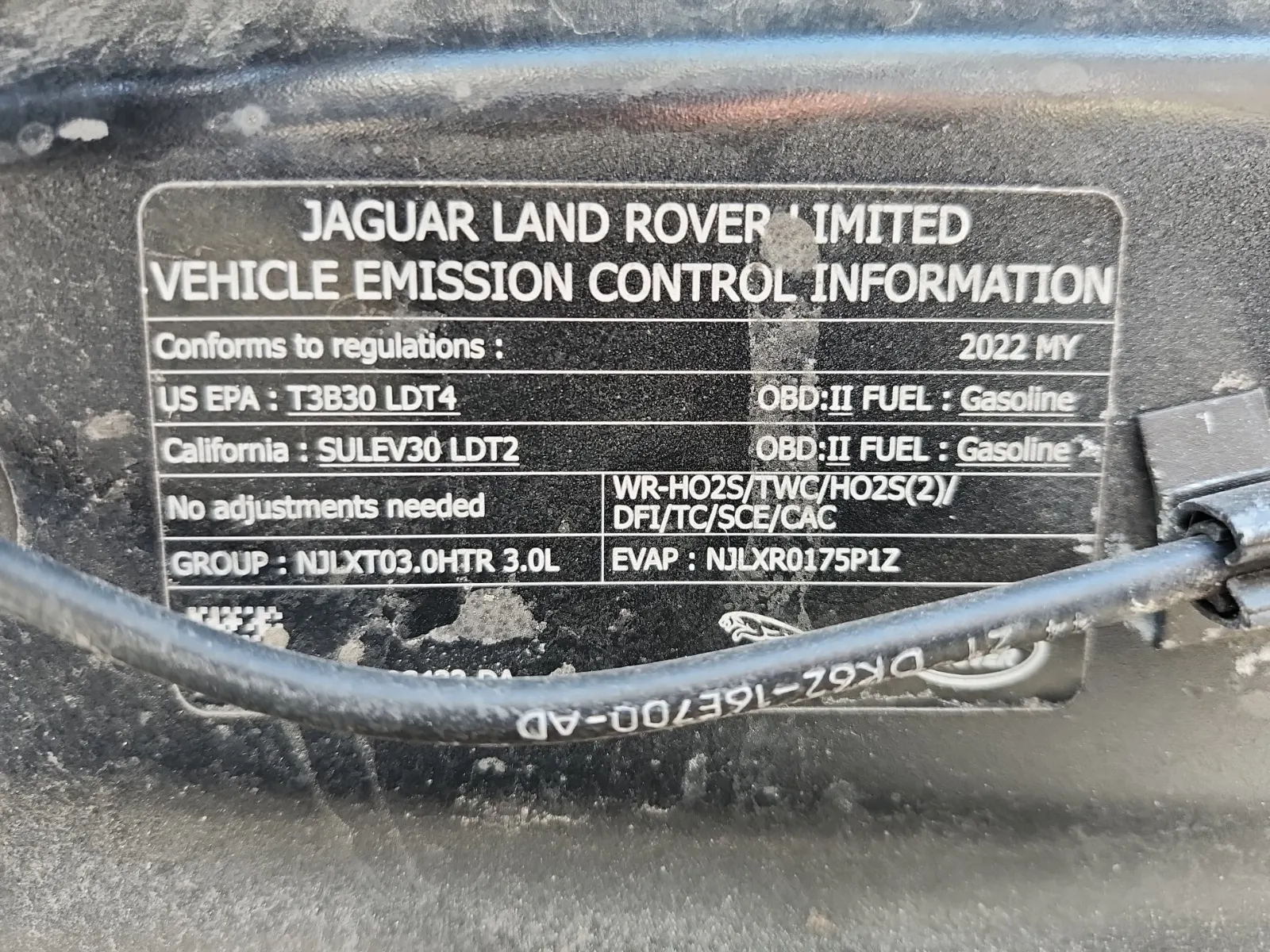 Emission Sticker Photo