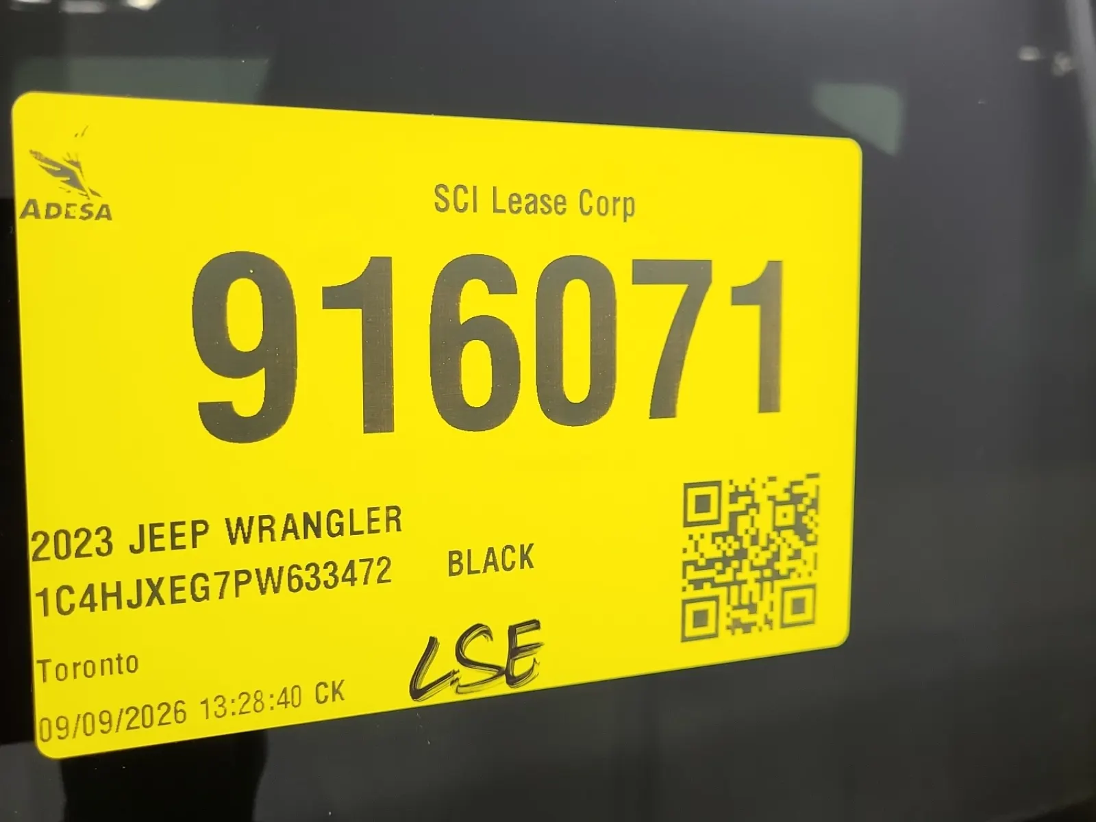 Inventory Label Photo