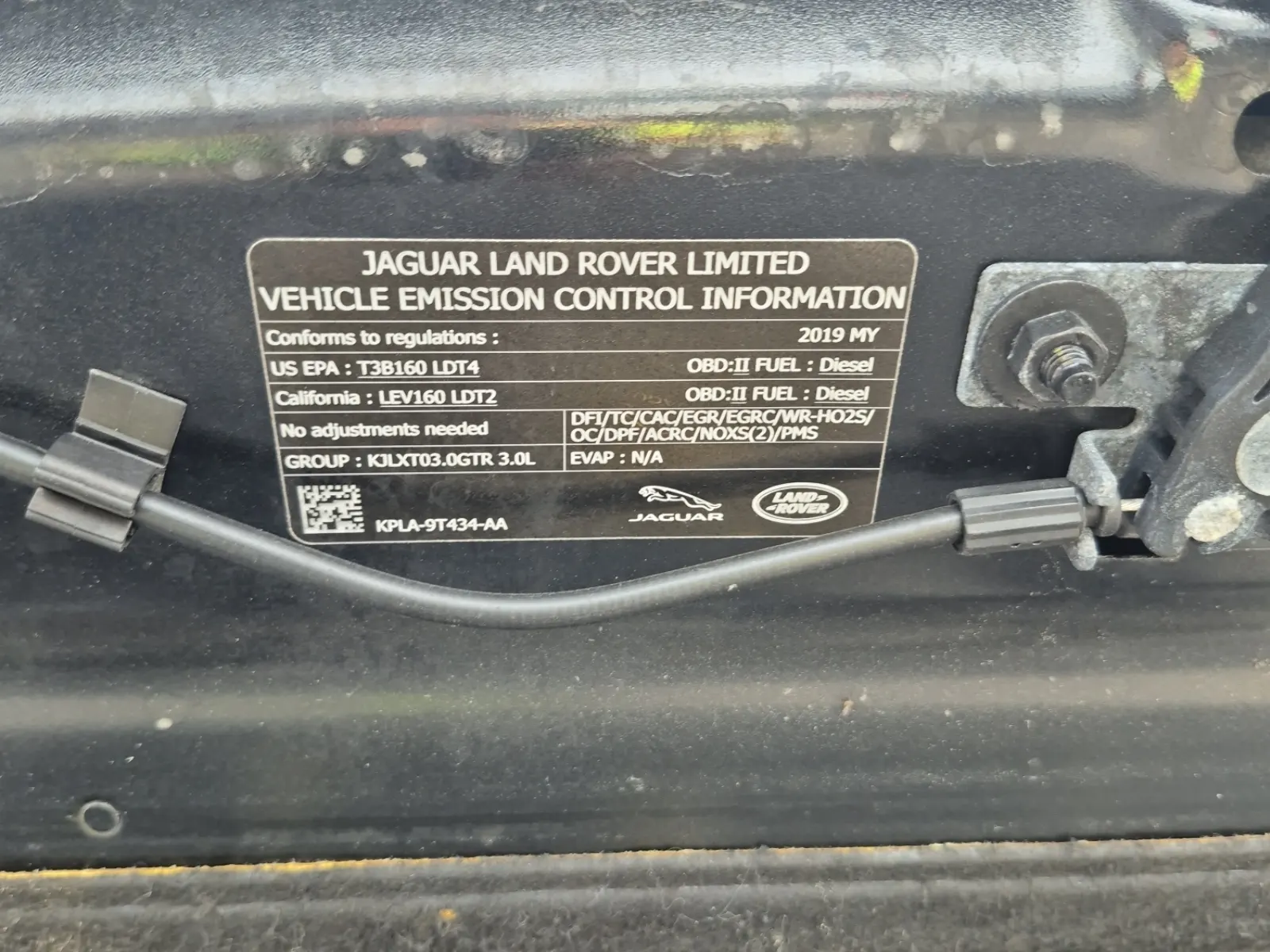 Emission Sticker Photo