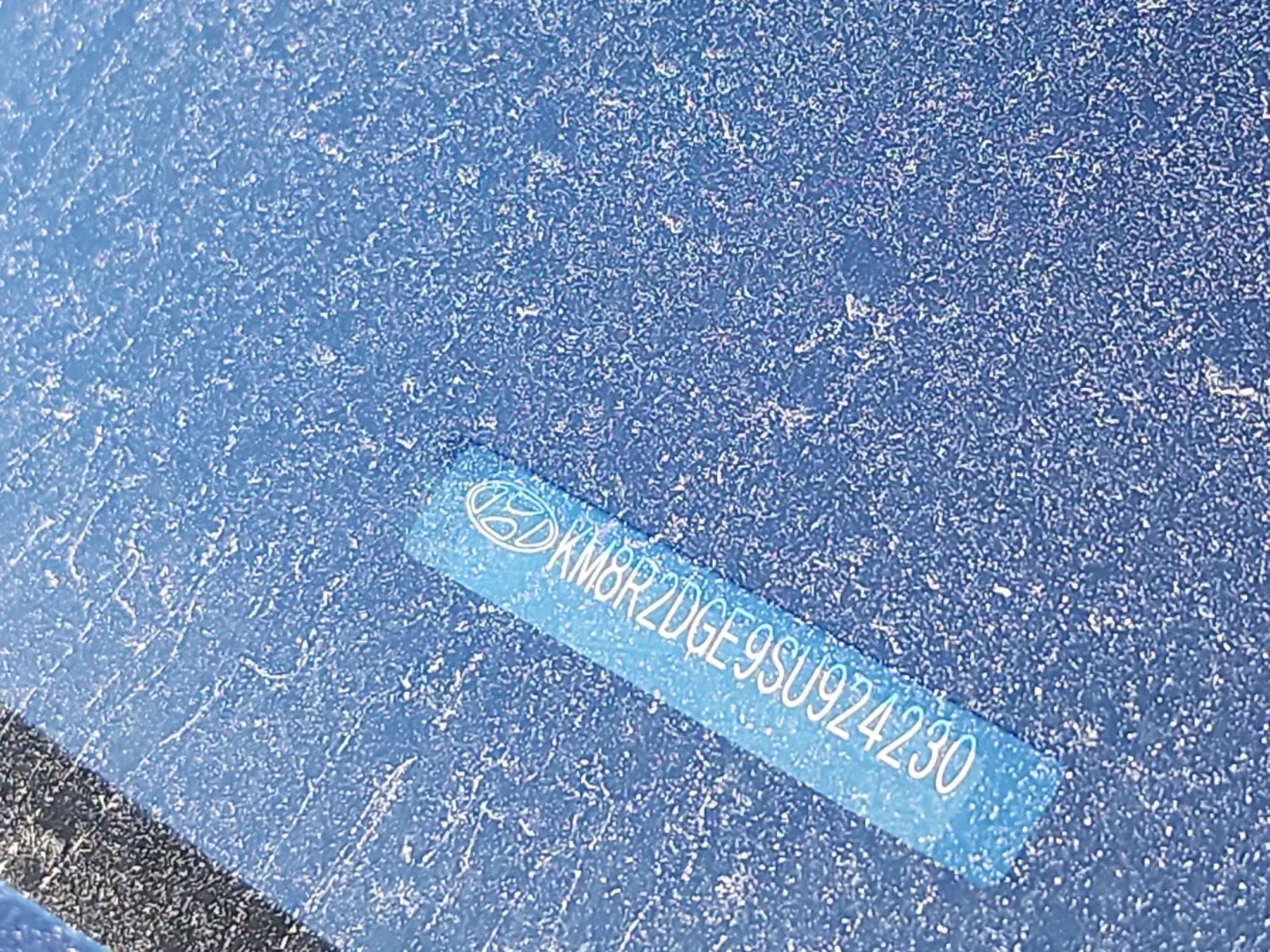 Dash VIN Plate Photo