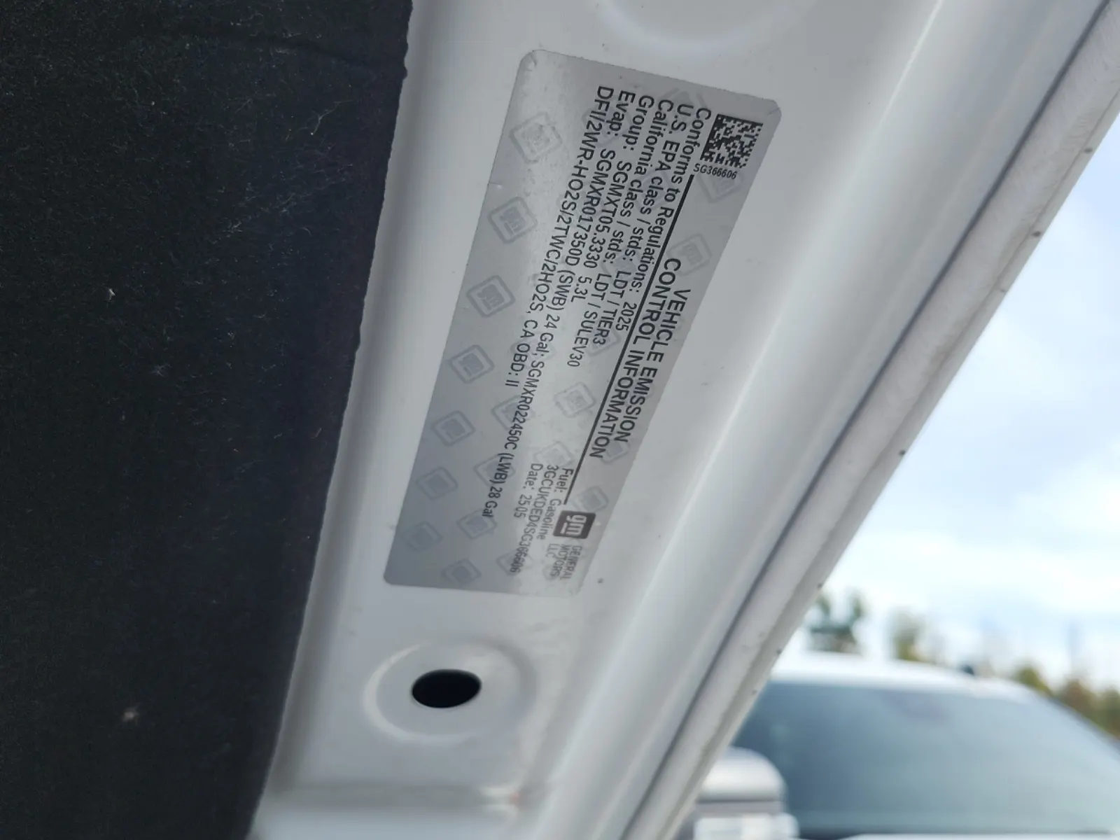 Emission Sticker Photo