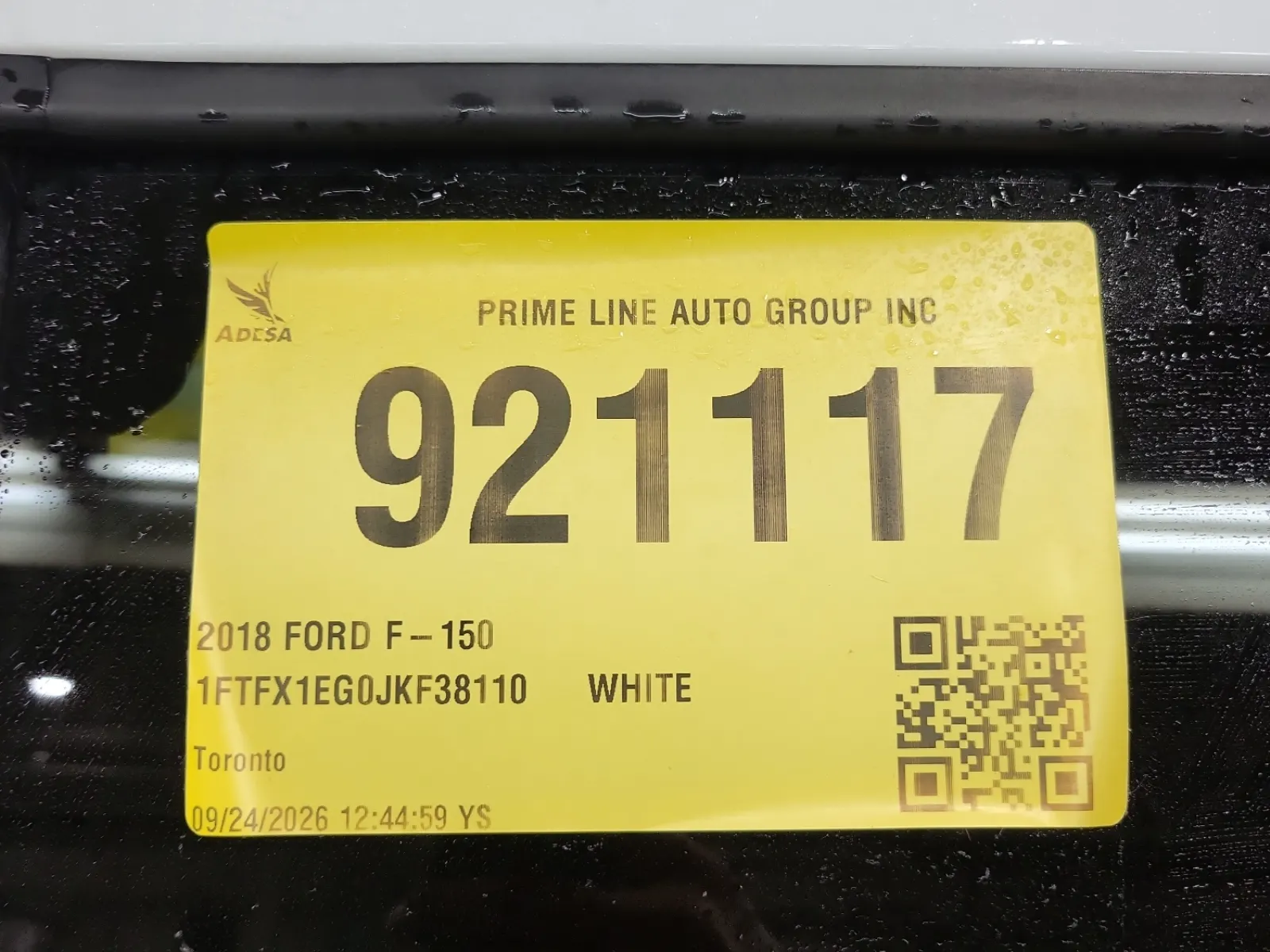 Inventory Label Photo