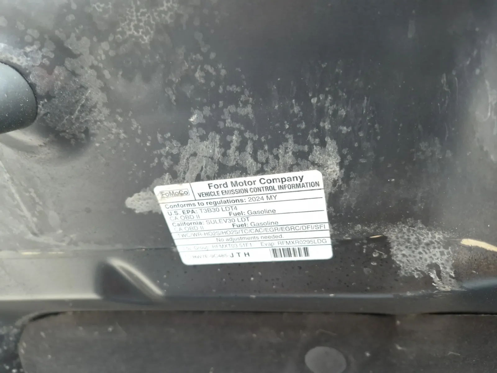 Emission Sticker Photo