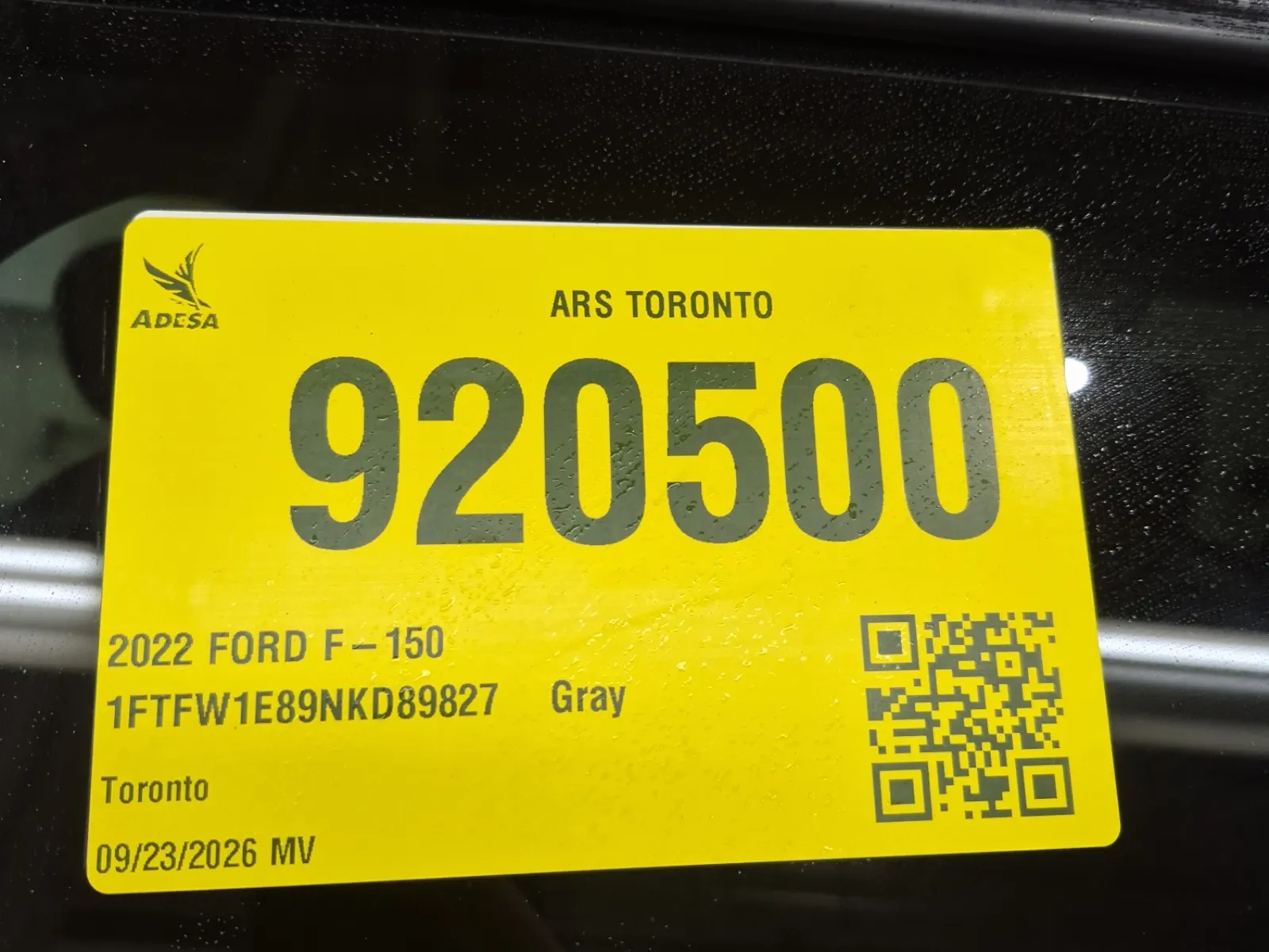 Inventory Label Photo