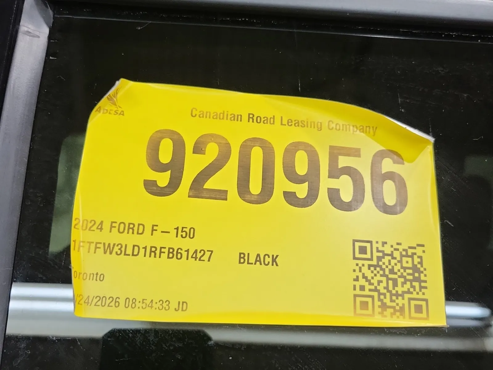 Inventory Label Photo