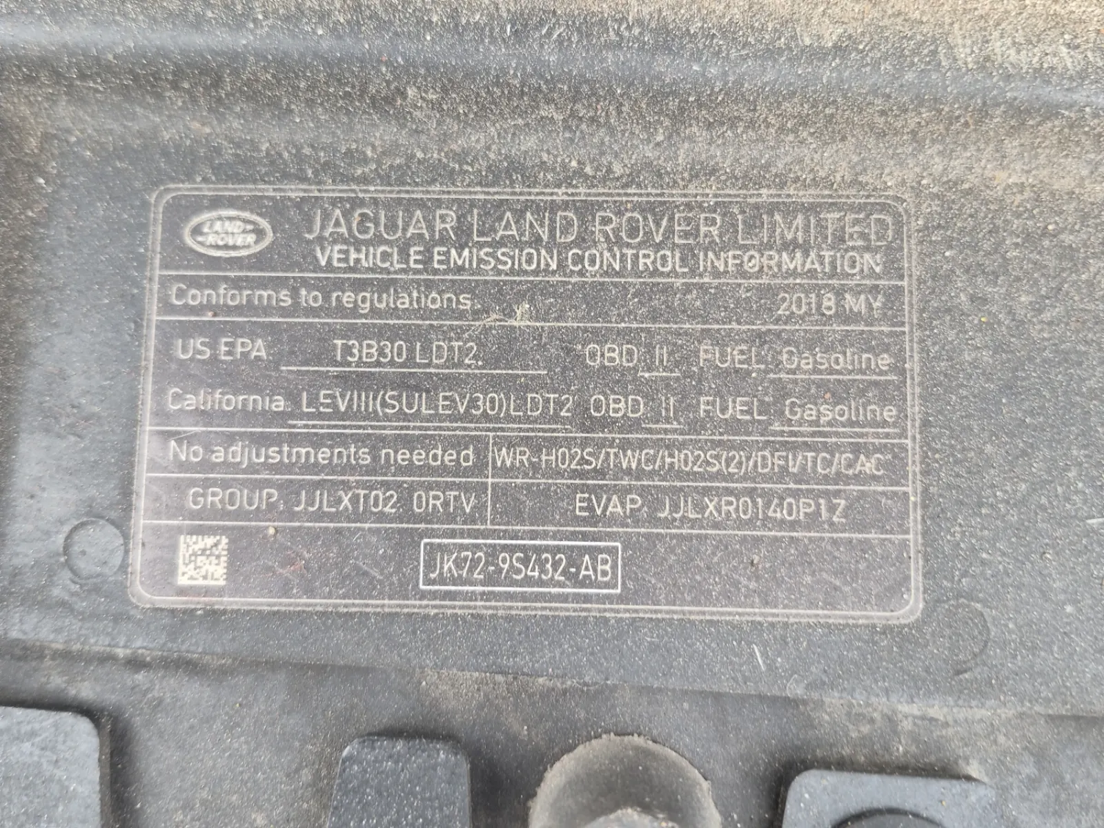 Emission Sticker Photo