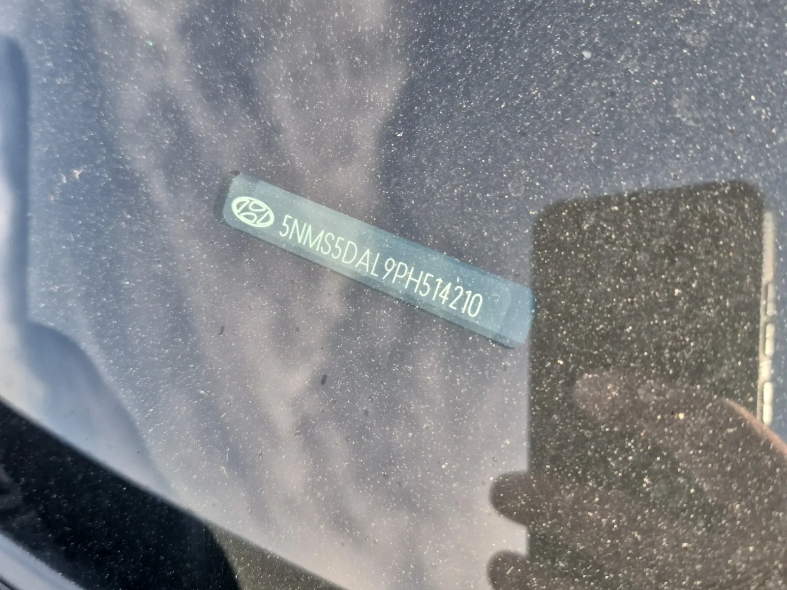 Dash VIN Plate Photo