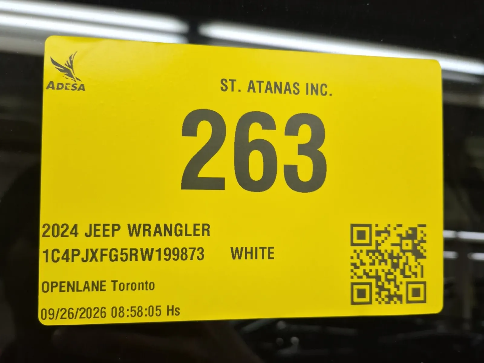 Inventory Label Photo