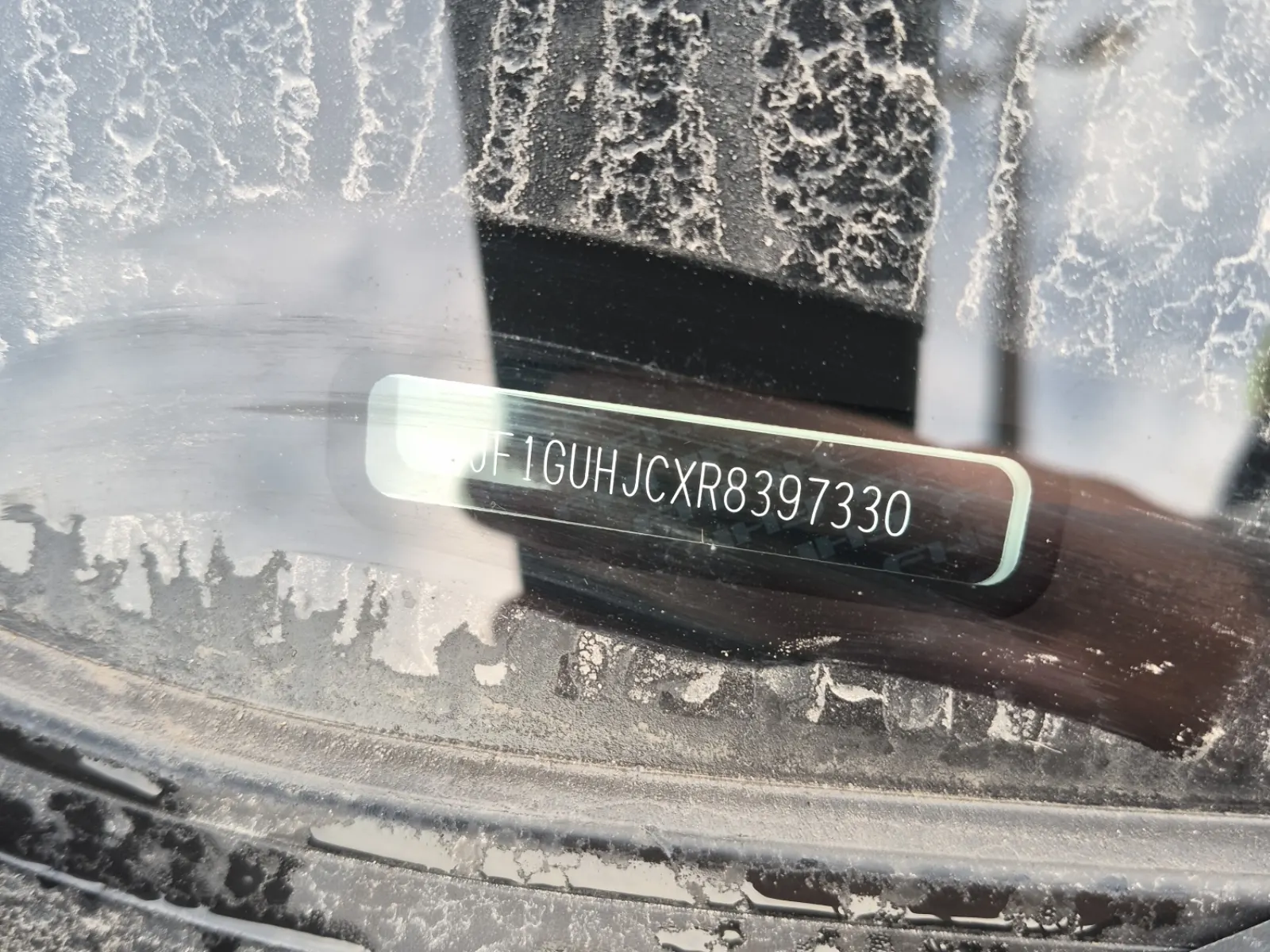 Dash VIN Plate Photo