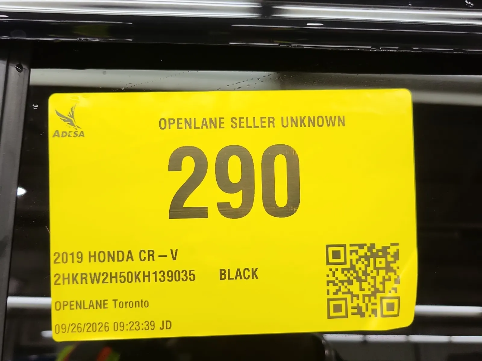 Inventory Label Photo