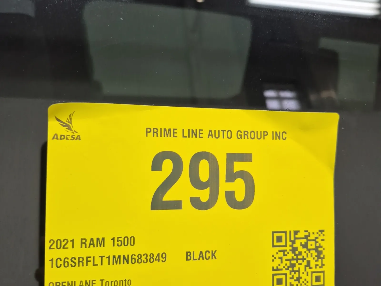 Inventory Label Photo
