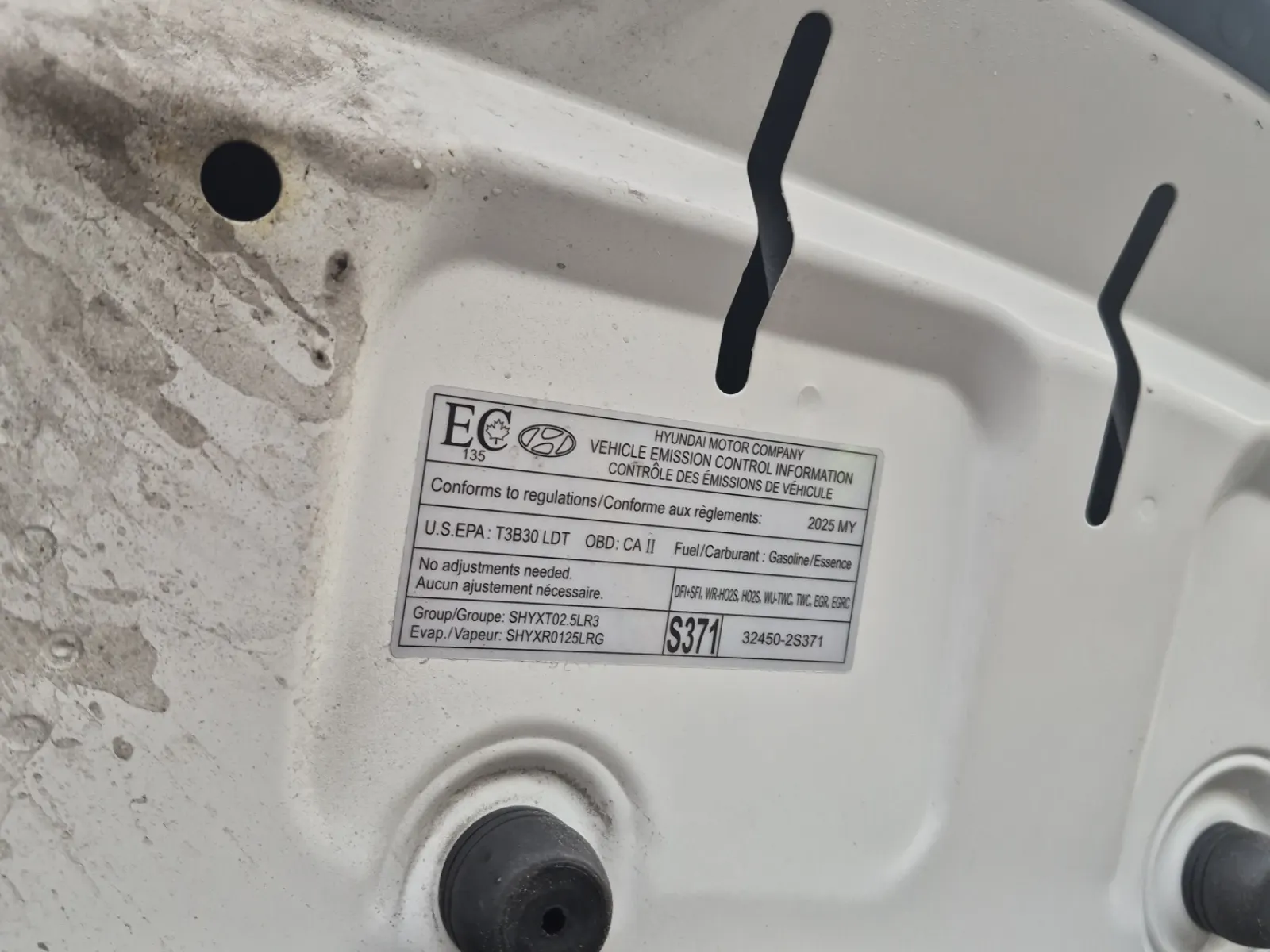 Emission Sticker Photo