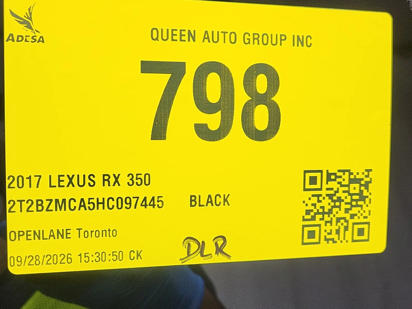 Inventory Label Photo