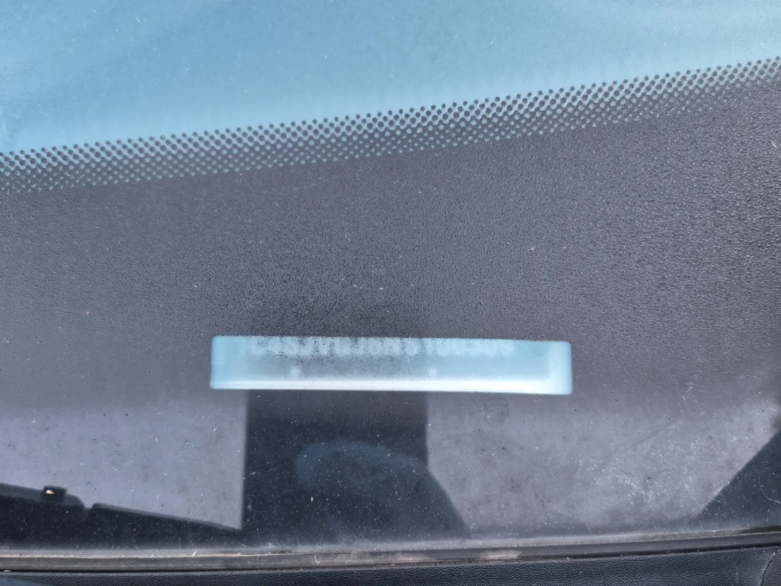 Dash VIN Plate Photo
