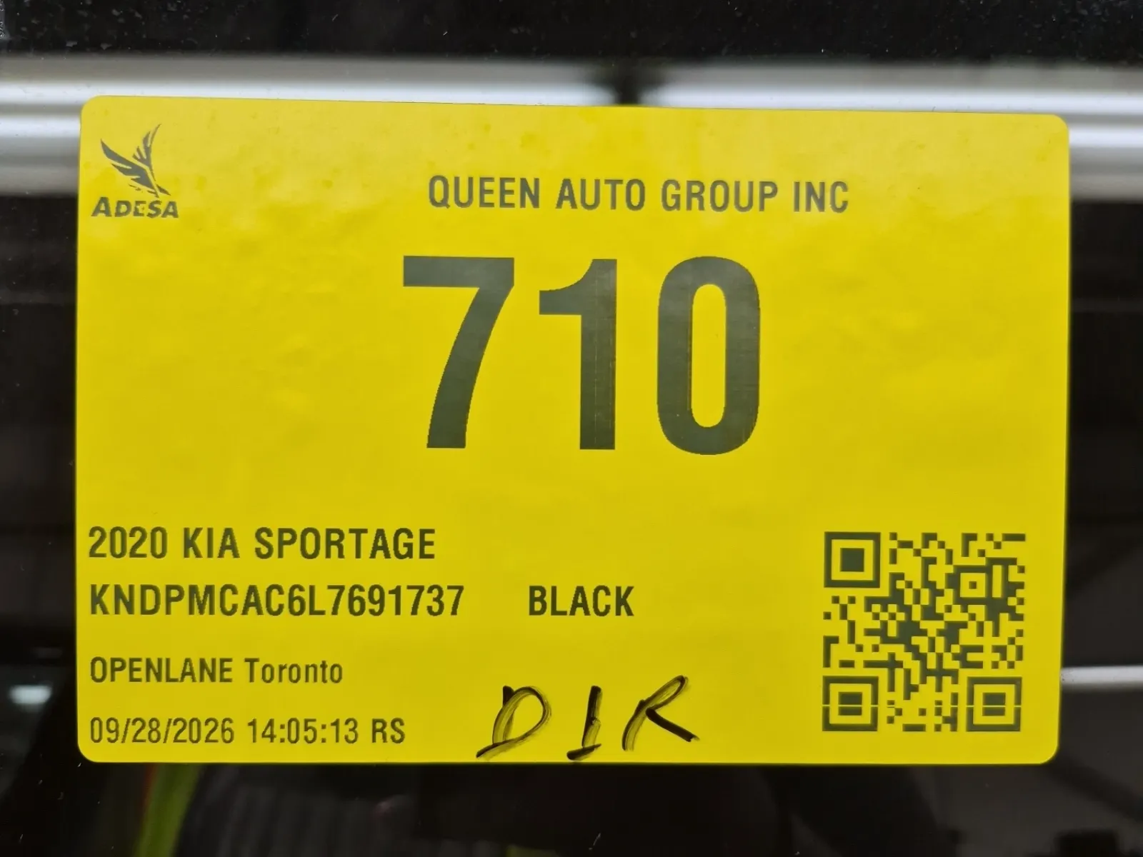 Inventory Label Photo