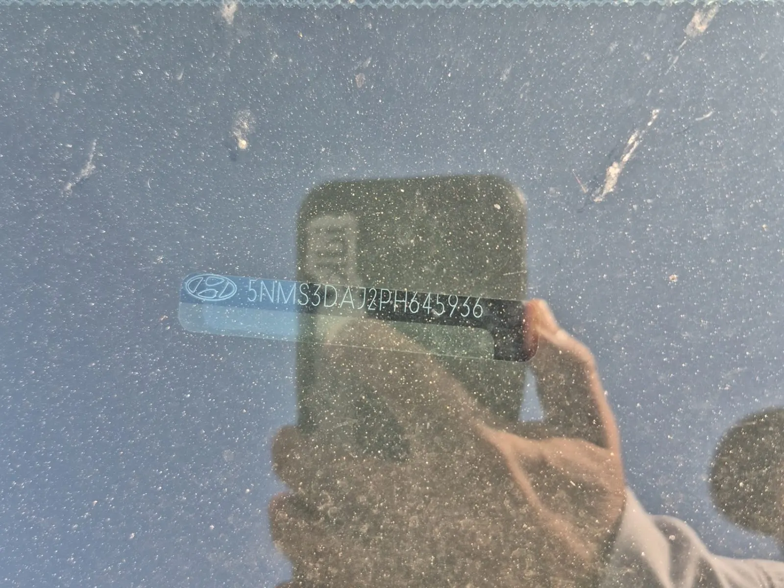 Dash VIN Plate Photo