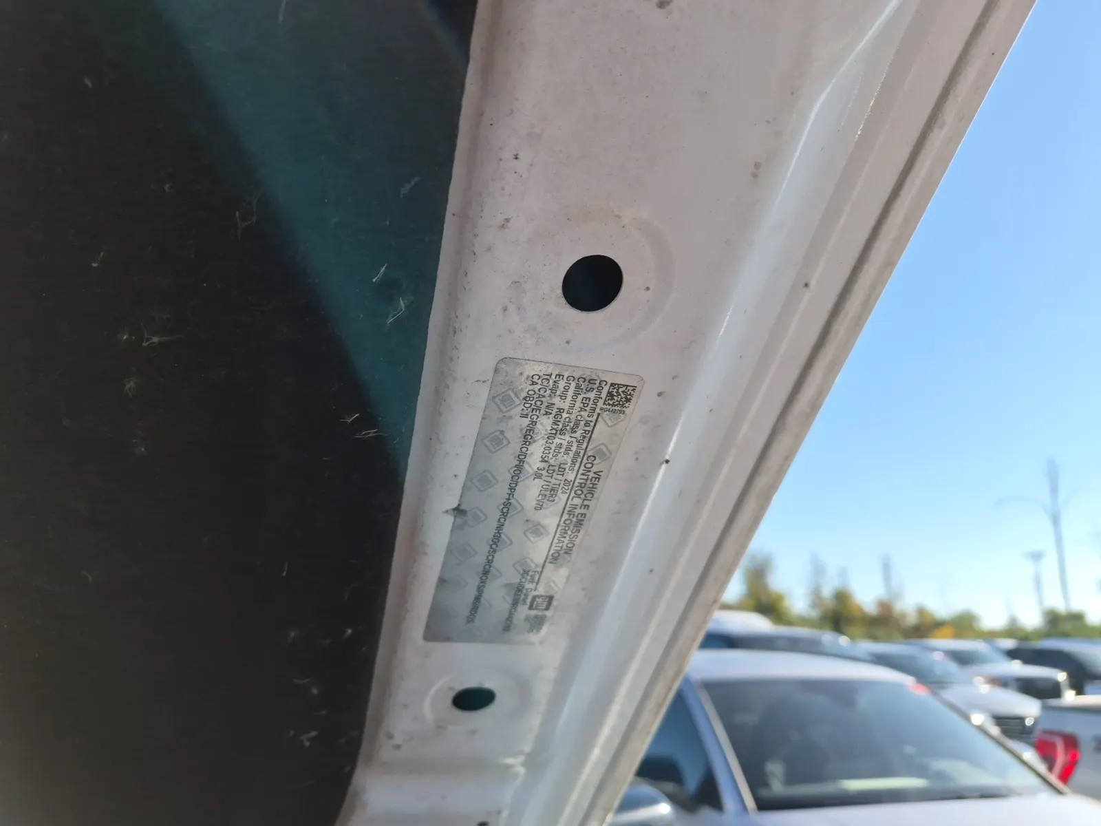 Emission Sticker Photo