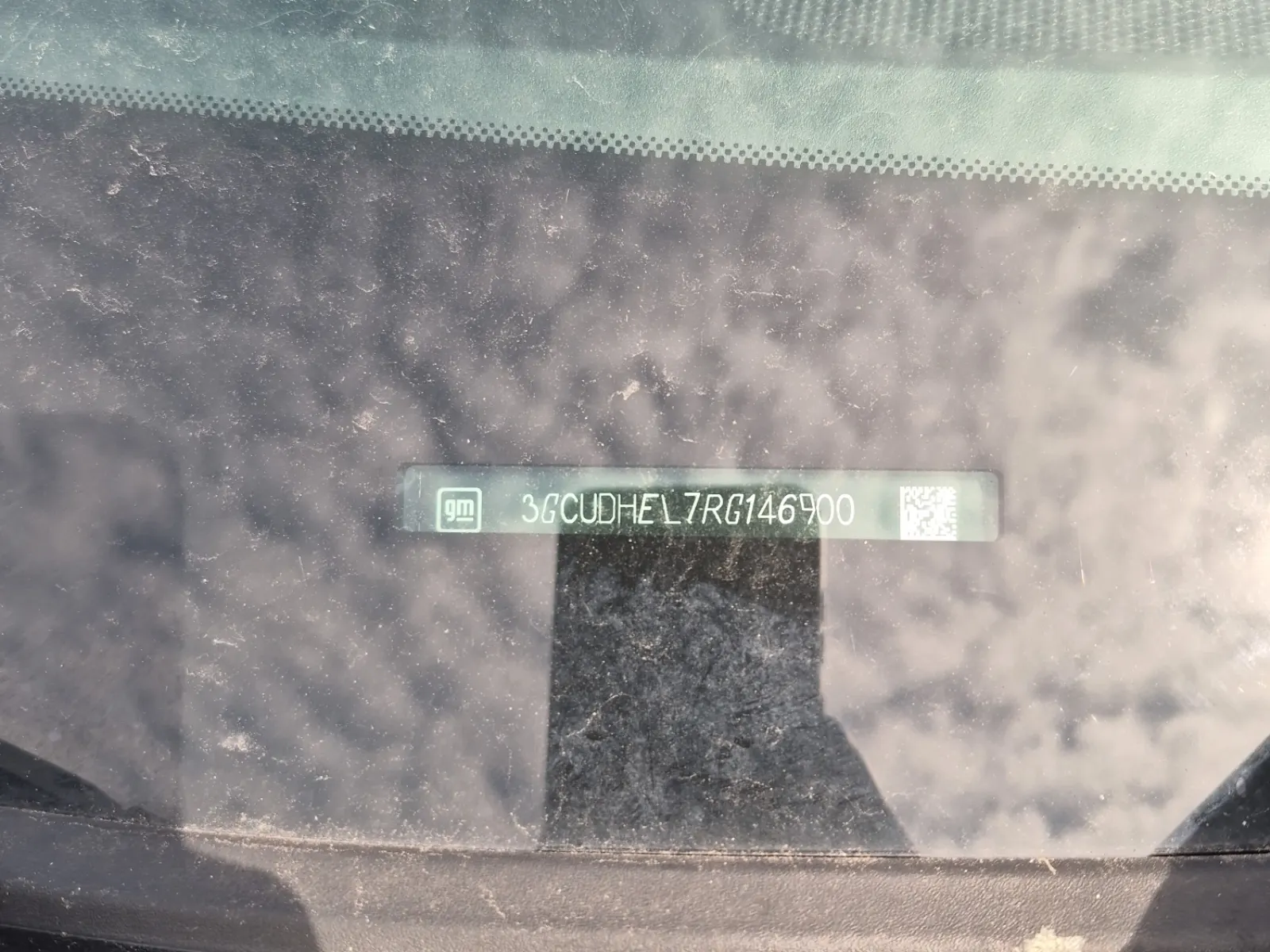 Dash VIN Plate Photo