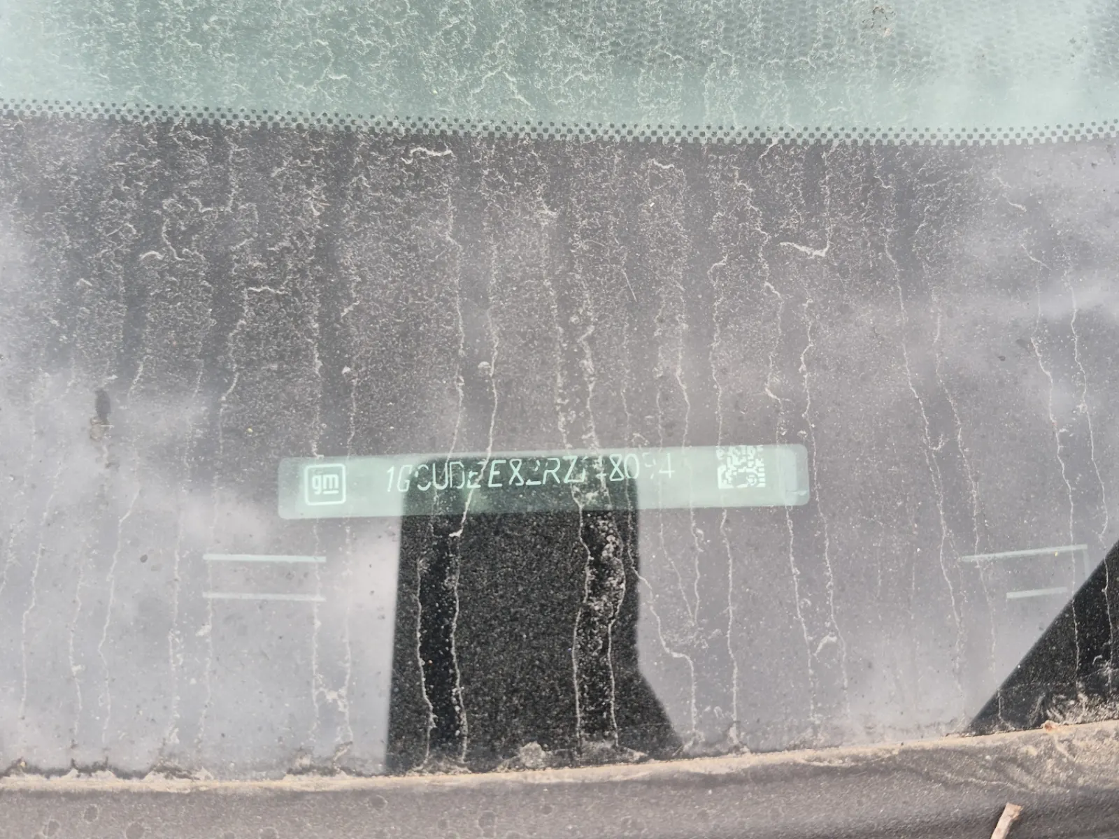 Dash VIN Plate Photo