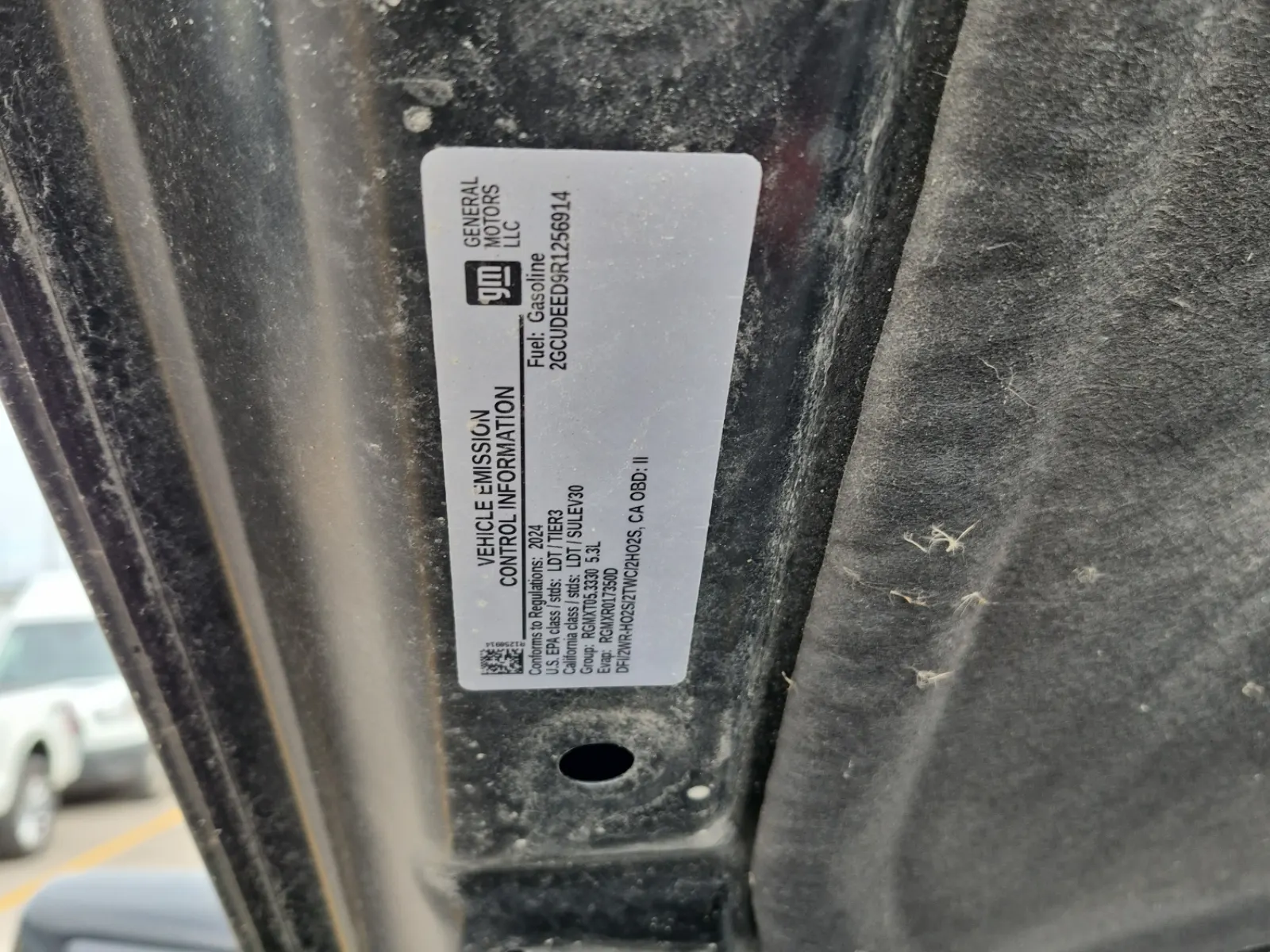 Emission Sticker Photo