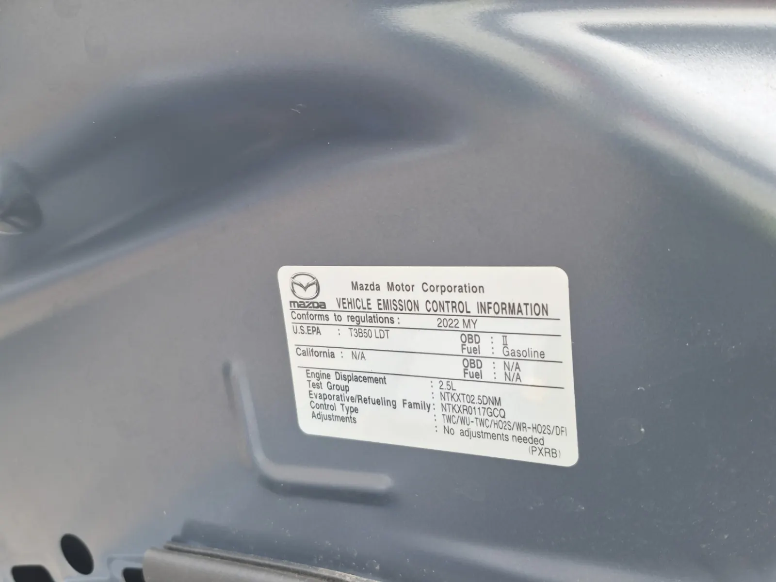 Emission Sticker Photo