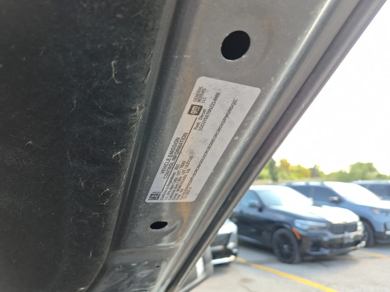 Emission Sticker Photo