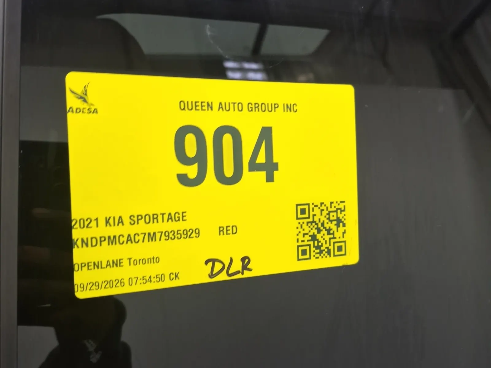 Inventory Label Photo
