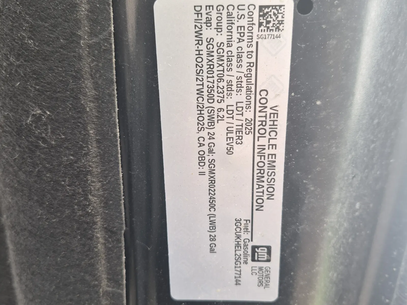 Emission Sticker Photo