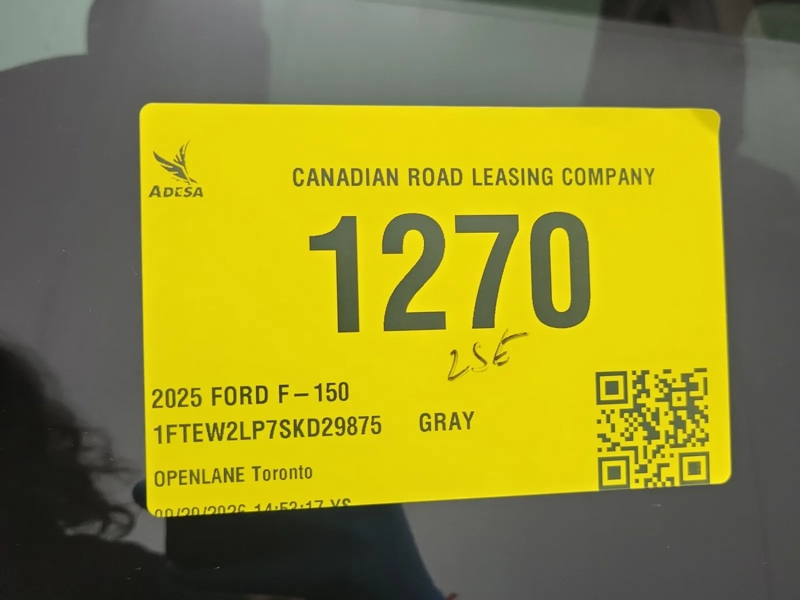 Inventory Label Photo
