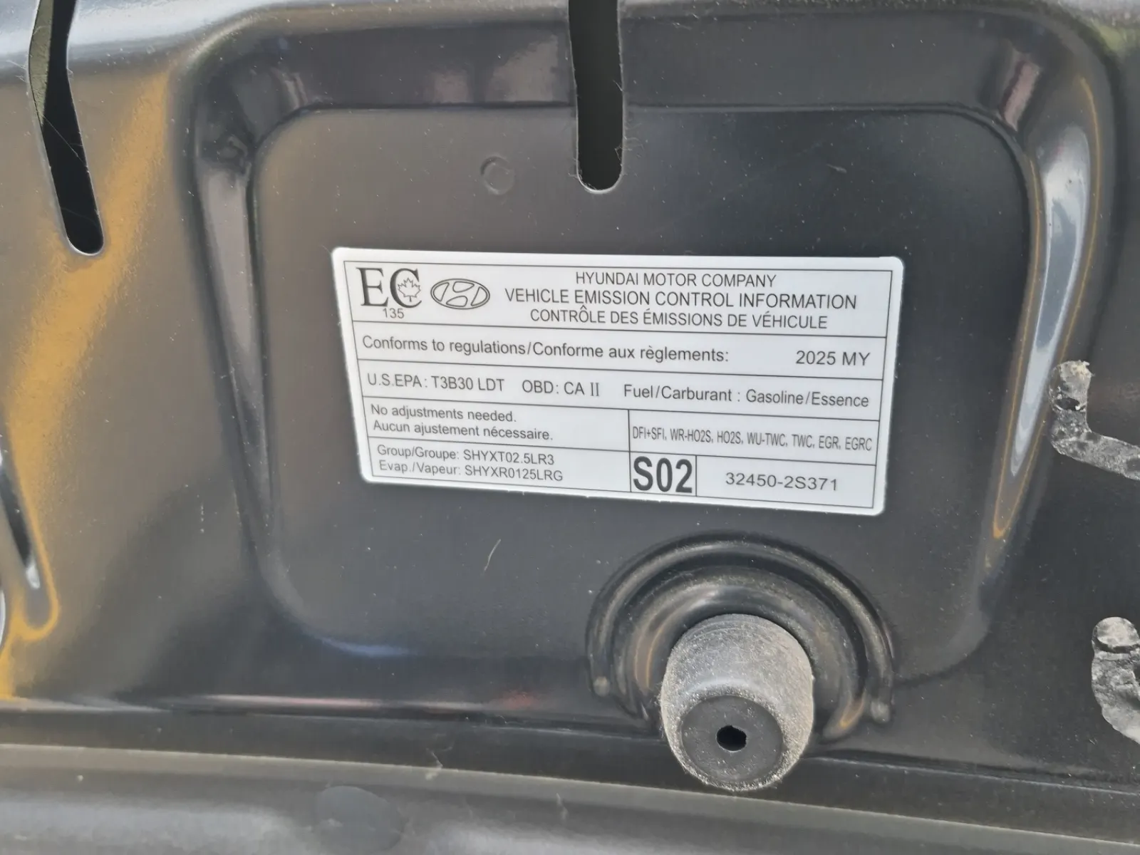 Emission Sticker Photo