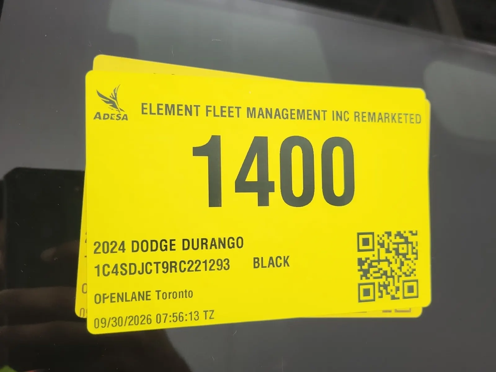 Inventory Label Photo