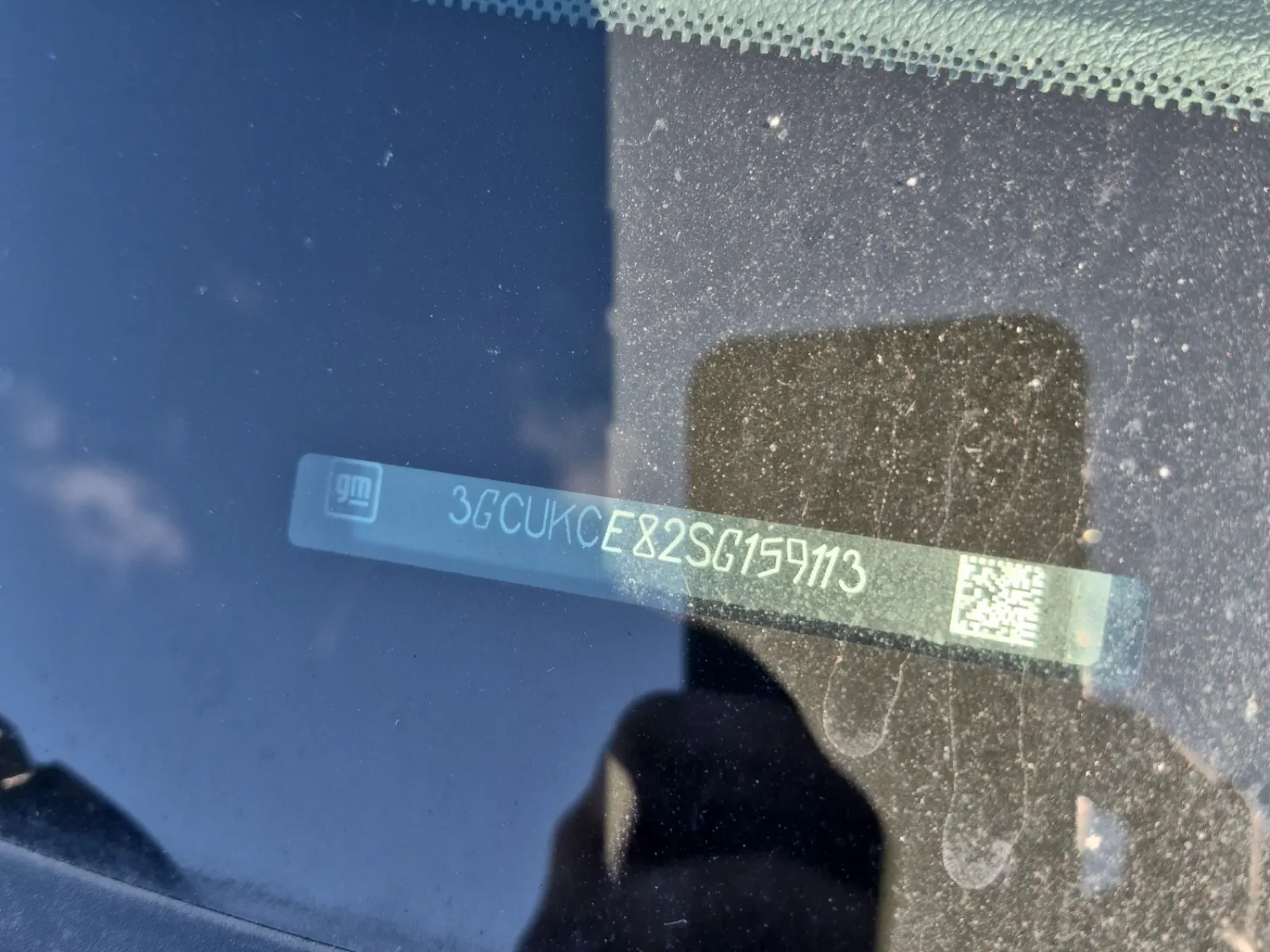 Dash VIN Plate Photo