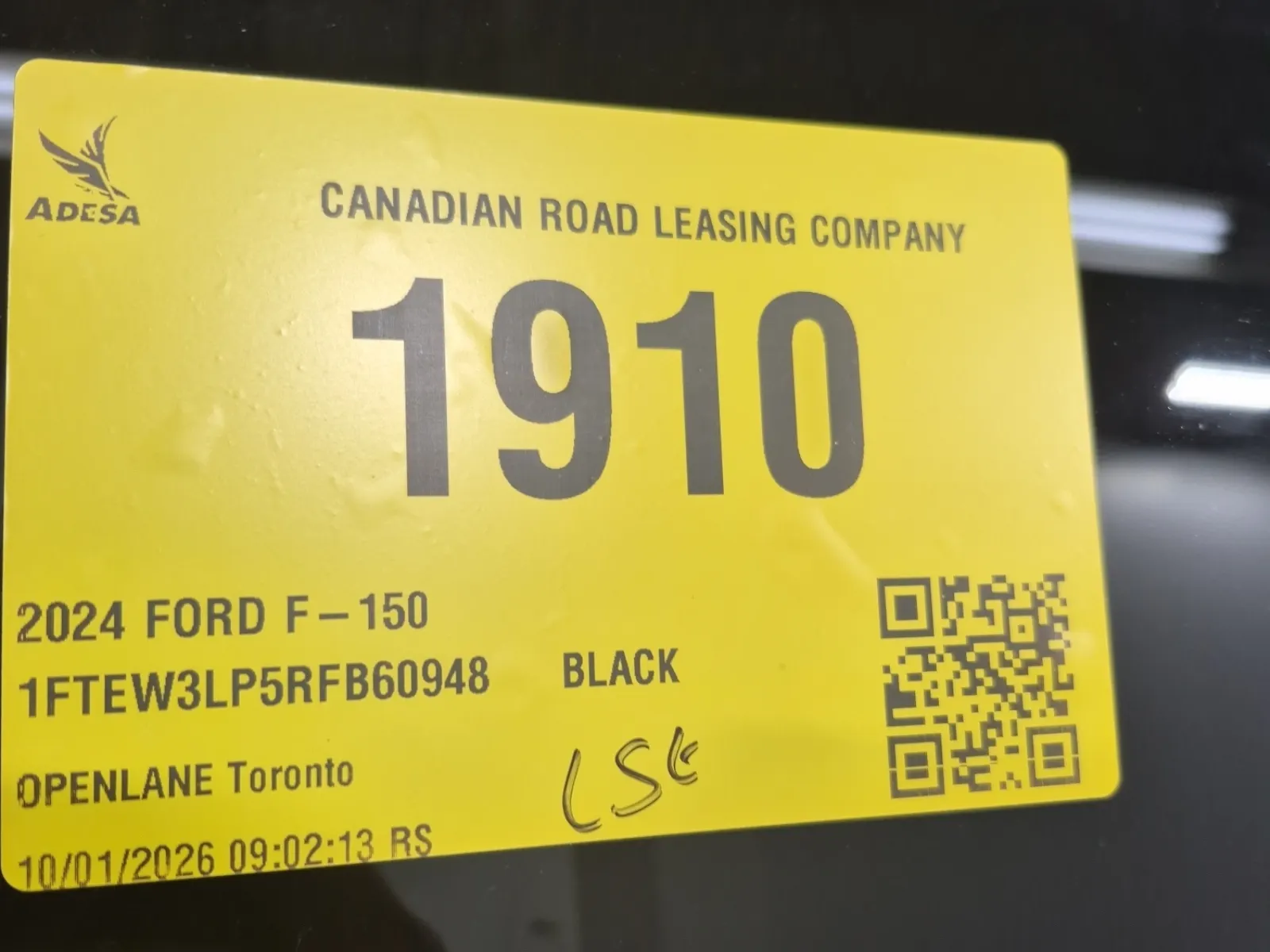 Inventory Label Photo