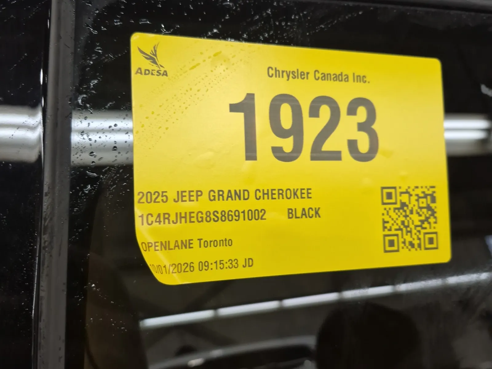 Inventory Label Photo